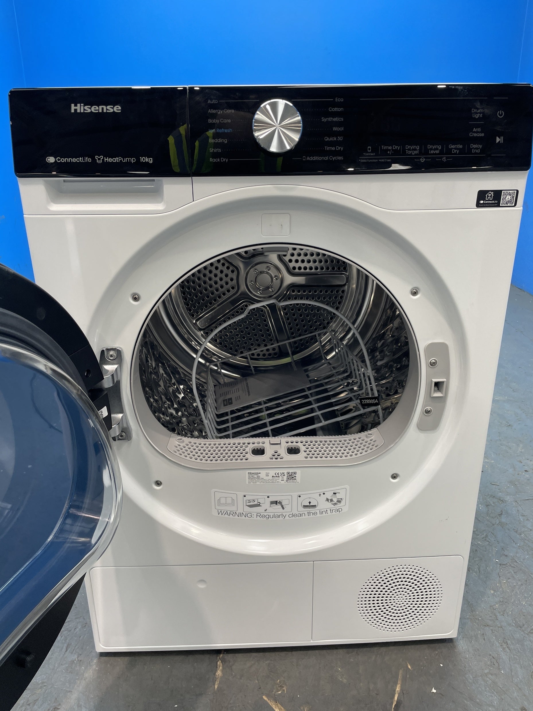 #GRC-136-299 - Hisense DH5S102BW 10kg Heat Pump Tumble Dryer