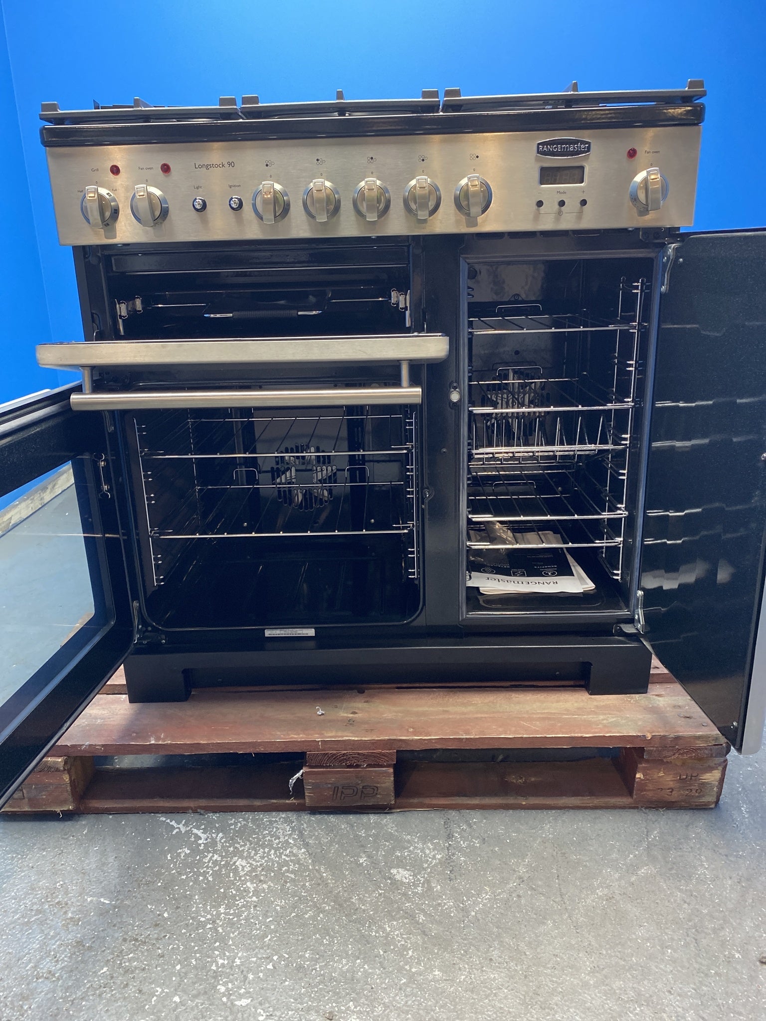 Rangemaster Longstock Deluxe 90cm Dual Fuel Range Cooker