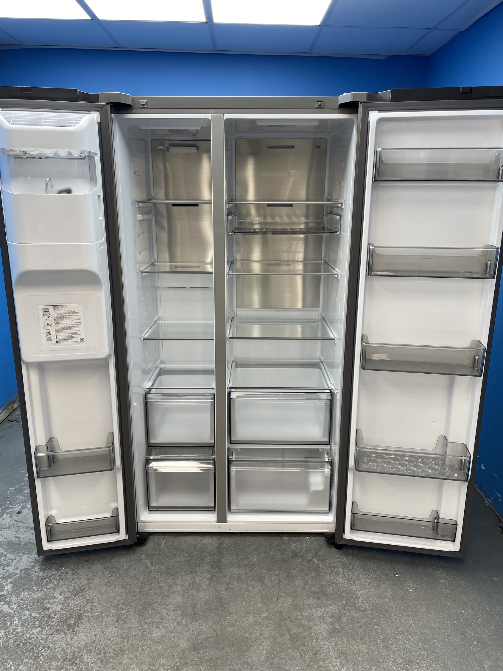 #GRC-157-797 - Samsung Series 9 RS90F64EDT Bespoke AI American Style Fridge Freezer