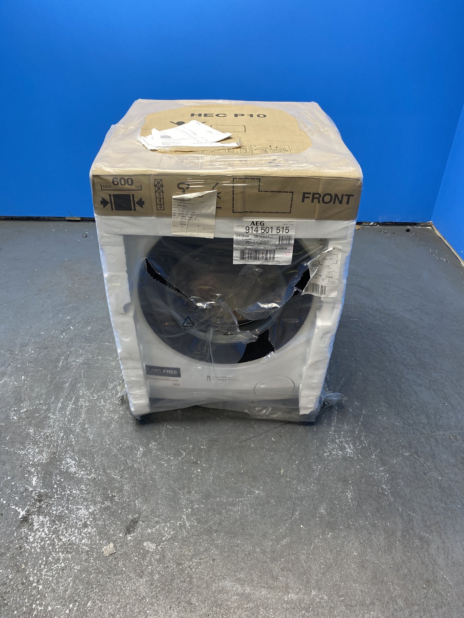 AEG LFR73944B 7000 ProSteam 9kg 1400rpm Washing Machine