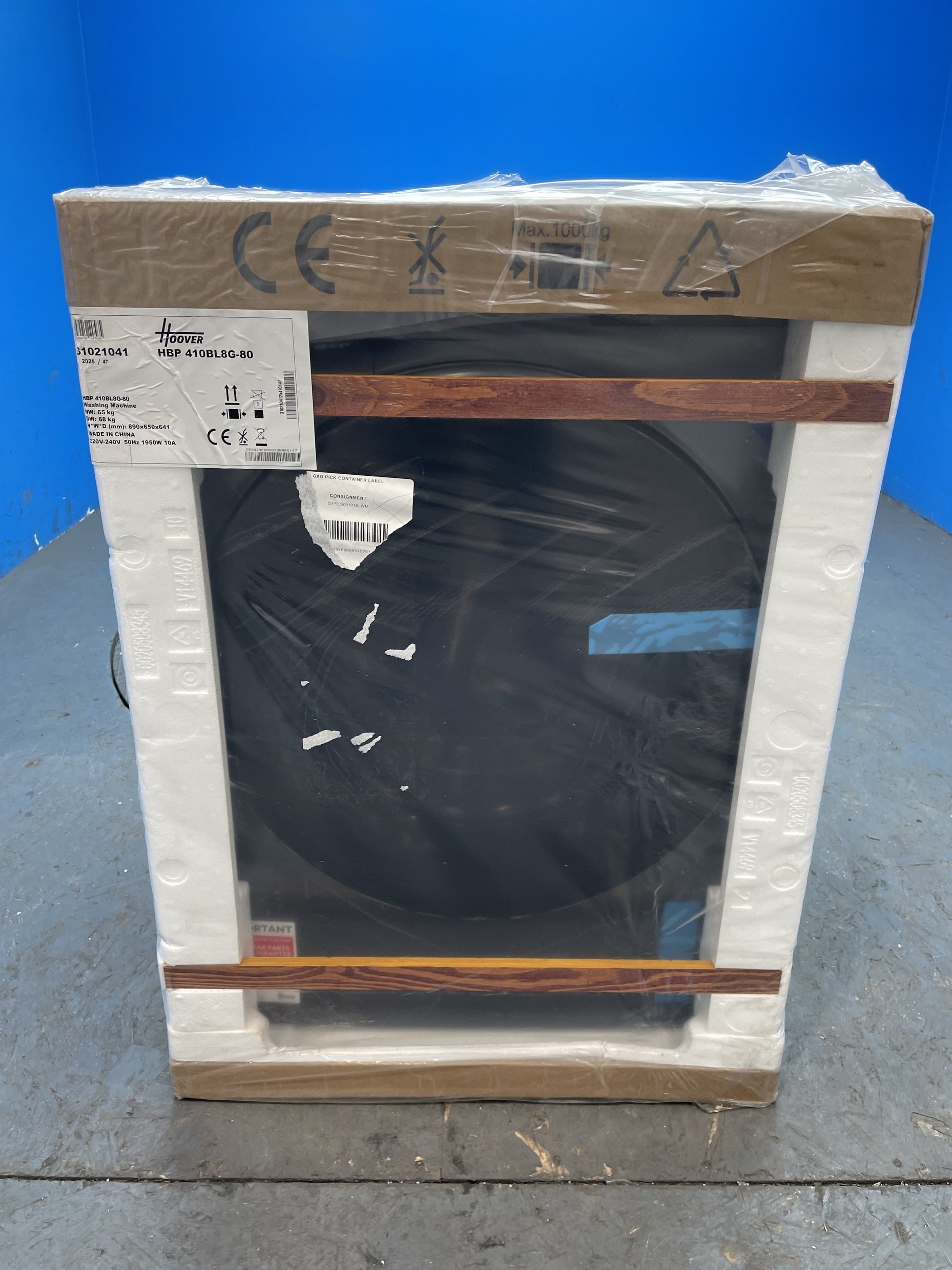 #GRC-156-048 - Hoover Pro Wash Series 5 HBP 410BL8G-80 10kg 1400rpm Washing Machine