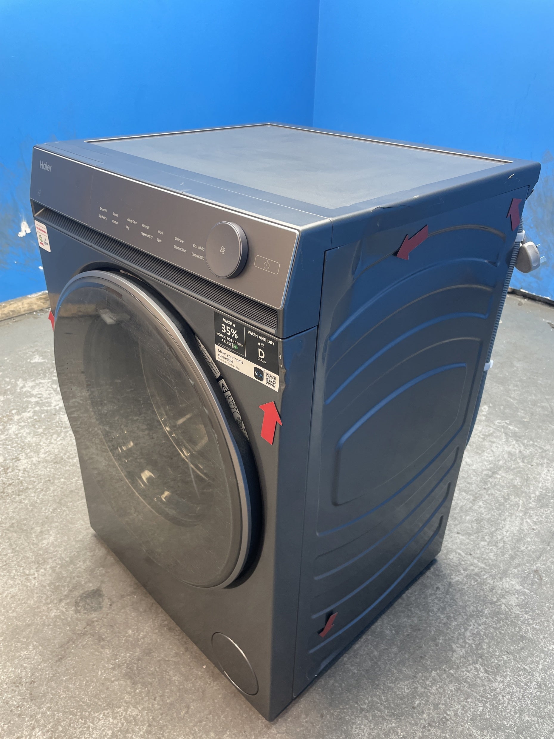 #GRC-159-887 - Haier X Series 7 HWD90-B14367GUUK 9/6kg 1400rpm Washer Dryer