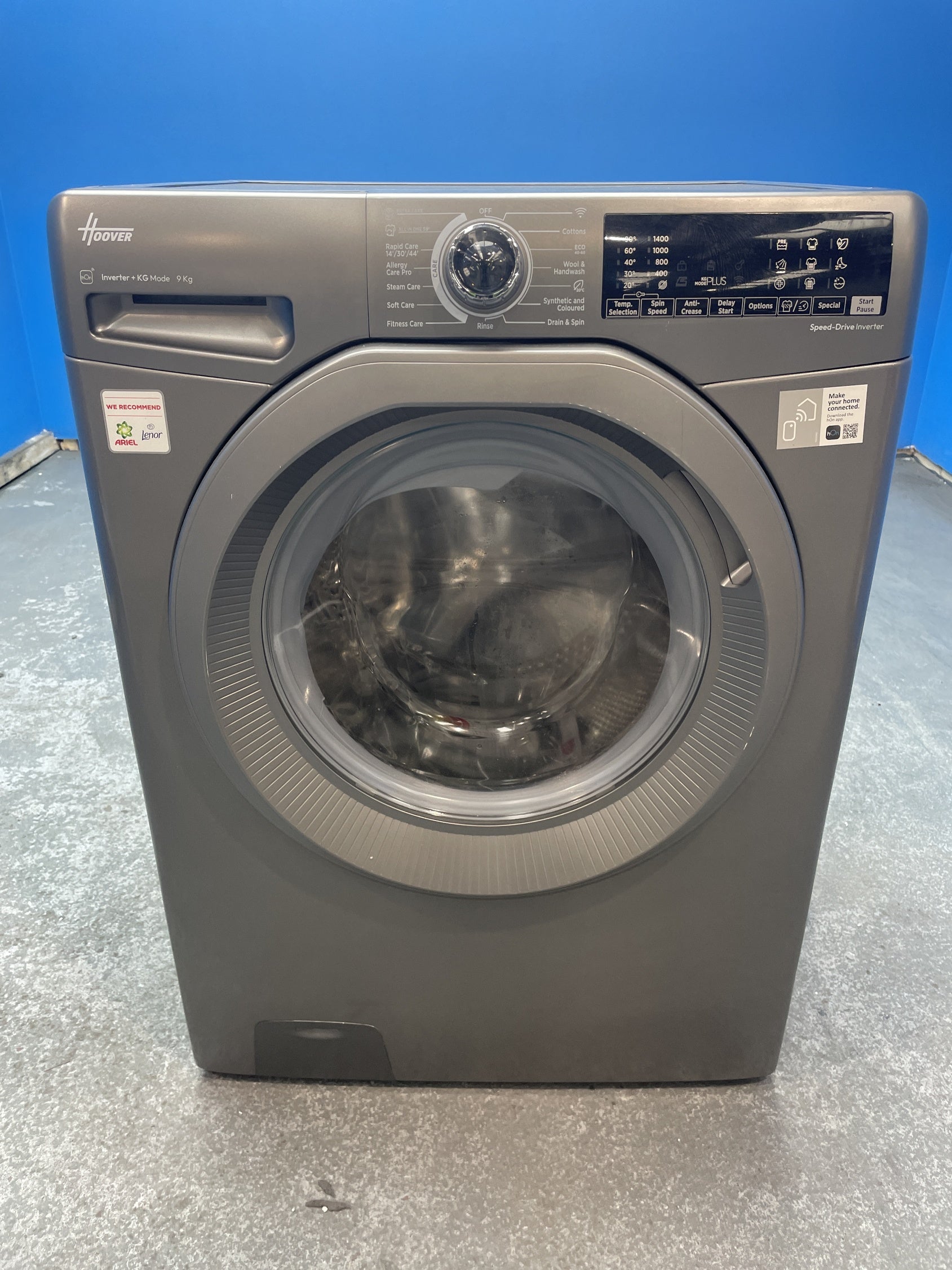 #GRC-155-731 - Hoover H3WPS496TMRR6 9kg 1400 Spin Washing Machine