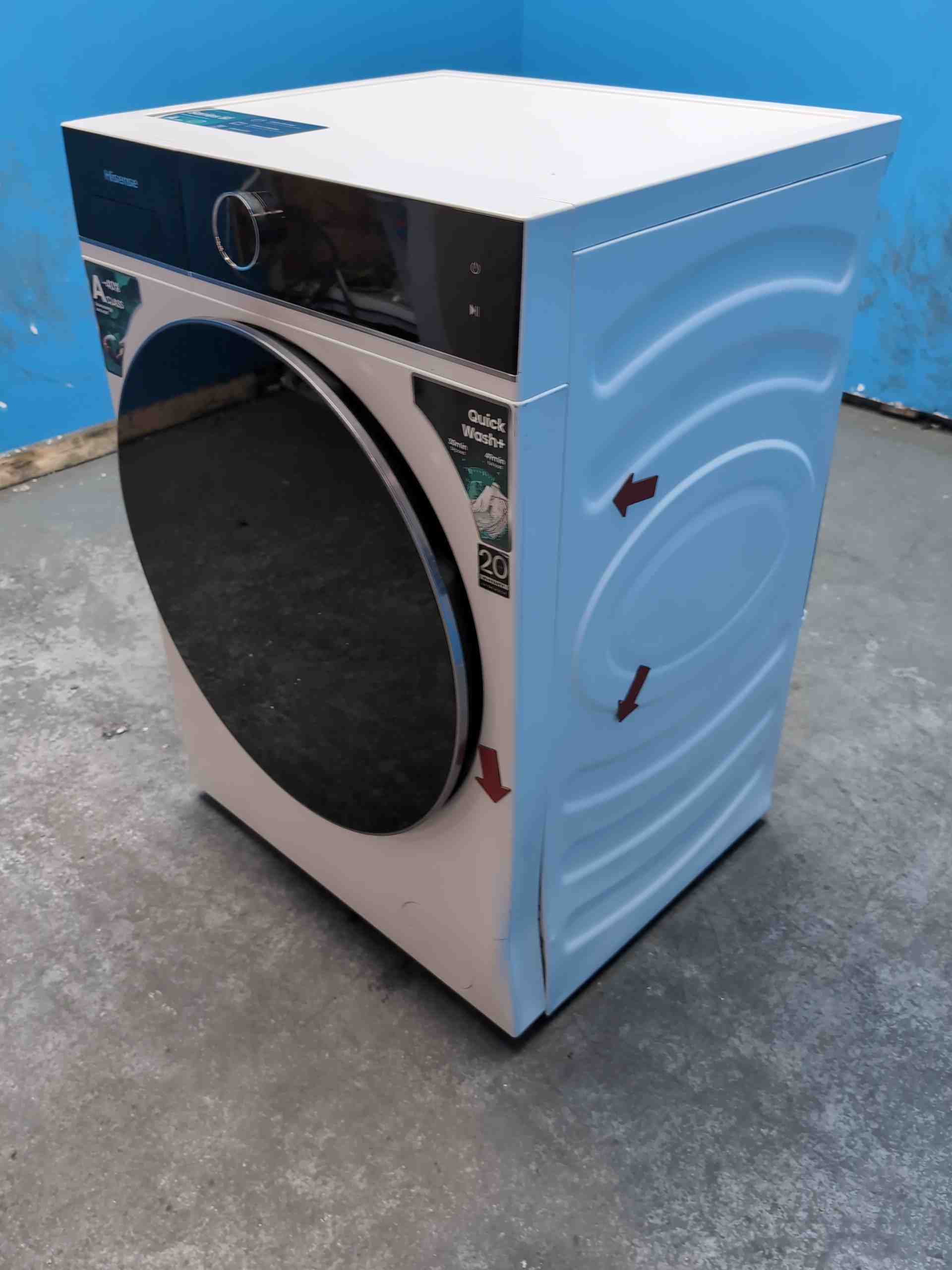 #GRC-161-841 - Hisense WF5I1045BWQ KitchenFit 5i 10.5 kg WiFi Washing Machine