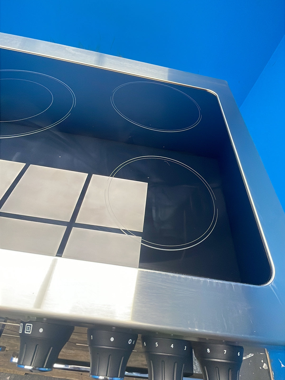 #GRC-164-318 - Belling Cookcentre 90E 90cm Electric Range Cooker – 174L Capacity, 5 Zone Ceramic Hob, AirFry Function, Stainless Steel