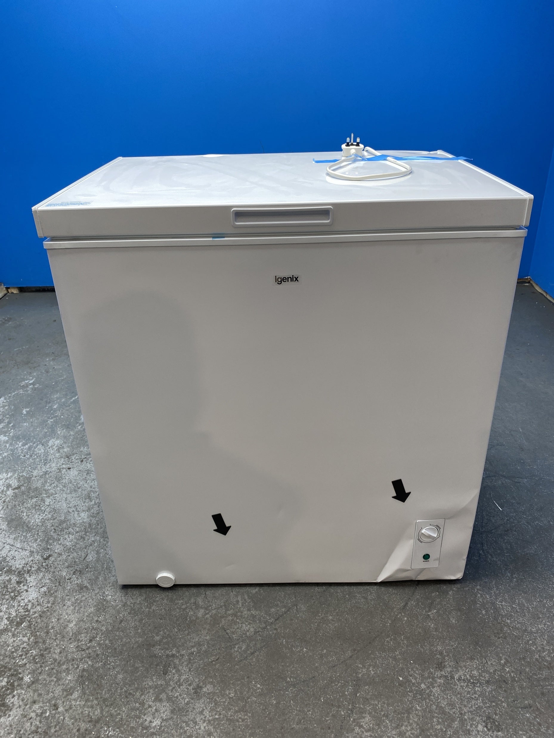 #GRC-153-450 - Igenix IGCF0198W  198 Litre Freestanding Chest Freezer