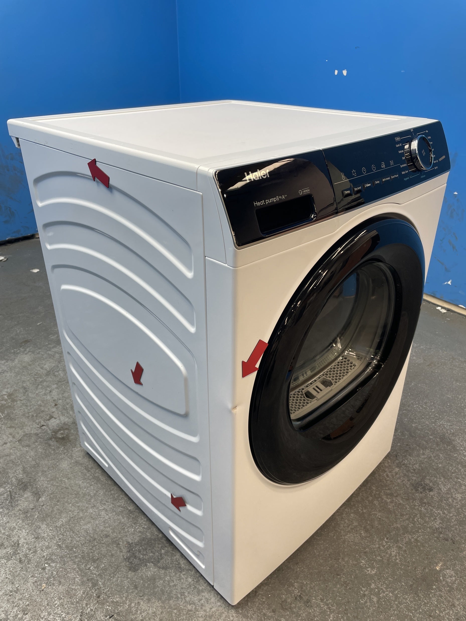 #GRC-159-026 - Haier HD80-A2939 I-Pro Series 3 8kg Heat Pump Tumble Dryer