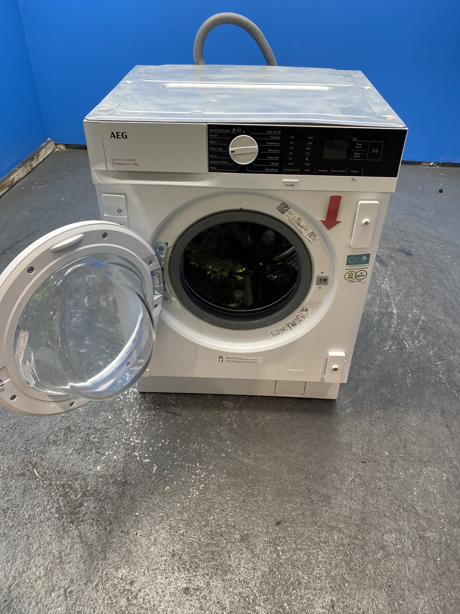 AEG 6000 AutoSense LFX6G7434BI 7kg 1400rpm Integrated Washing Machine