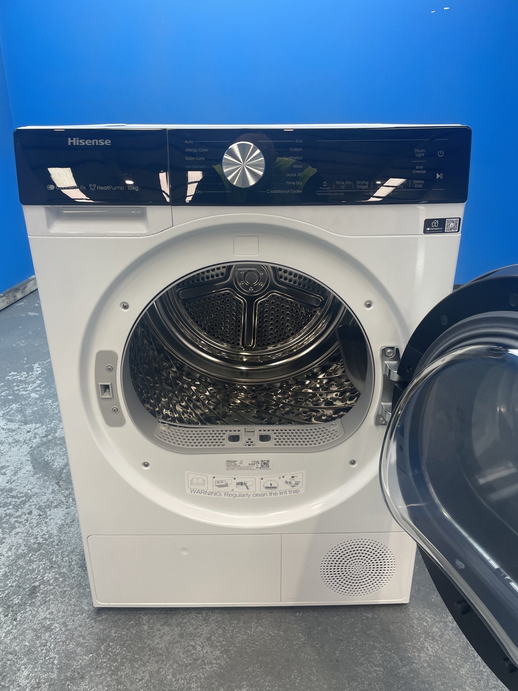#GRC-136-286 - Hisense DH5S102BW 10kg Heat Pump Tumble Dryer