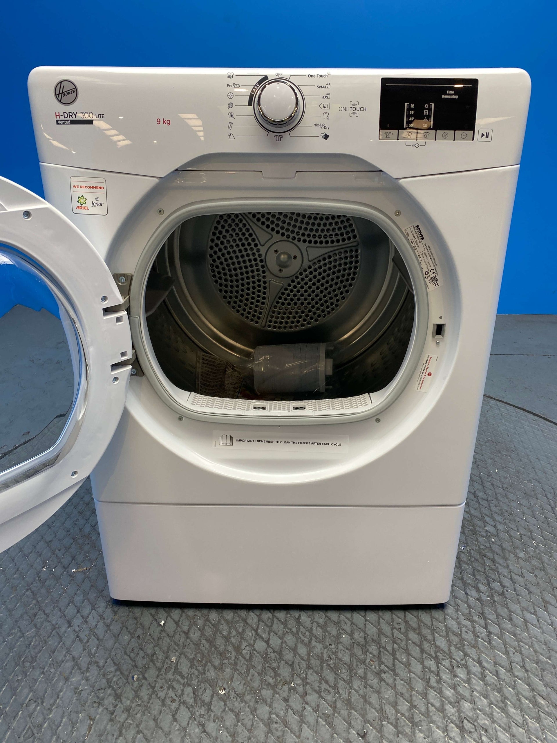 Hoover HLEV9DG 9kg Vented Tumble Dryer