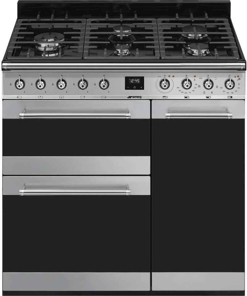 SMEG SY93-1 Symphony 90cm Dual Fuel Range Cooker – Renew 2 U