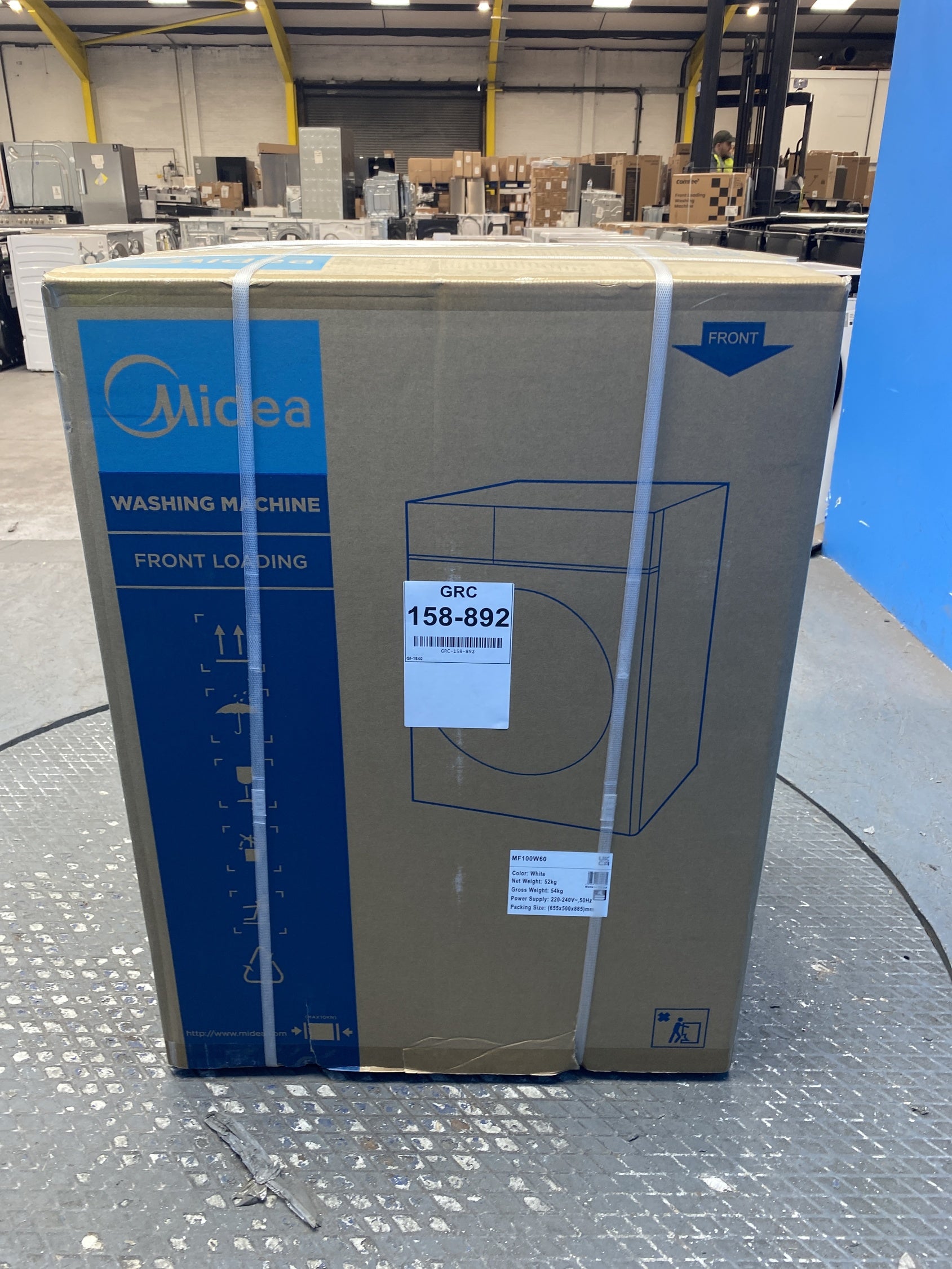 #GRC-158-892 - Midea MF100W60 6kg 1000 Spin Washing Machine with Lunar Dial