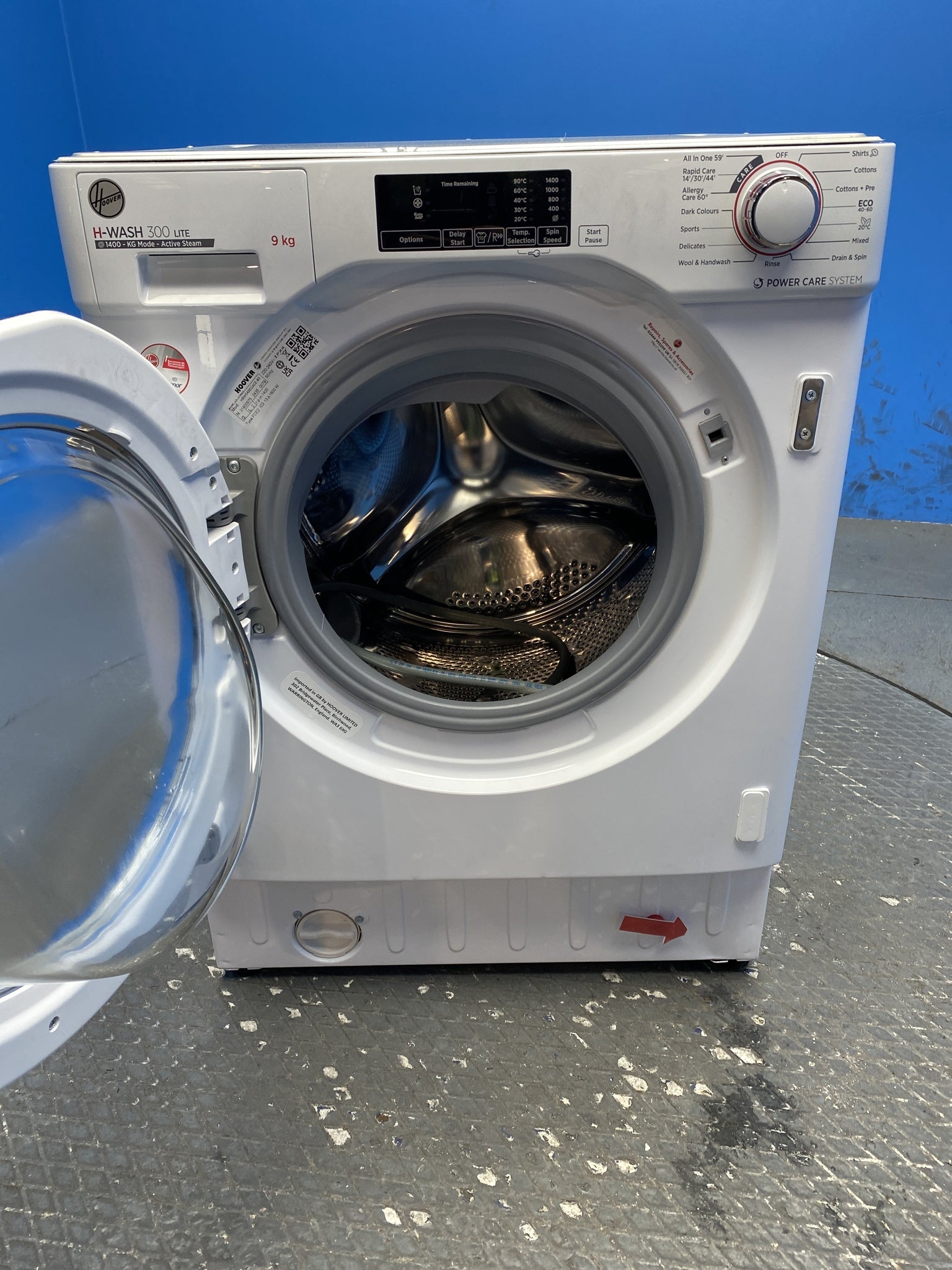 Hoover HBWS48D1ACE Built In 8kg 1400 Spin Washing Machine