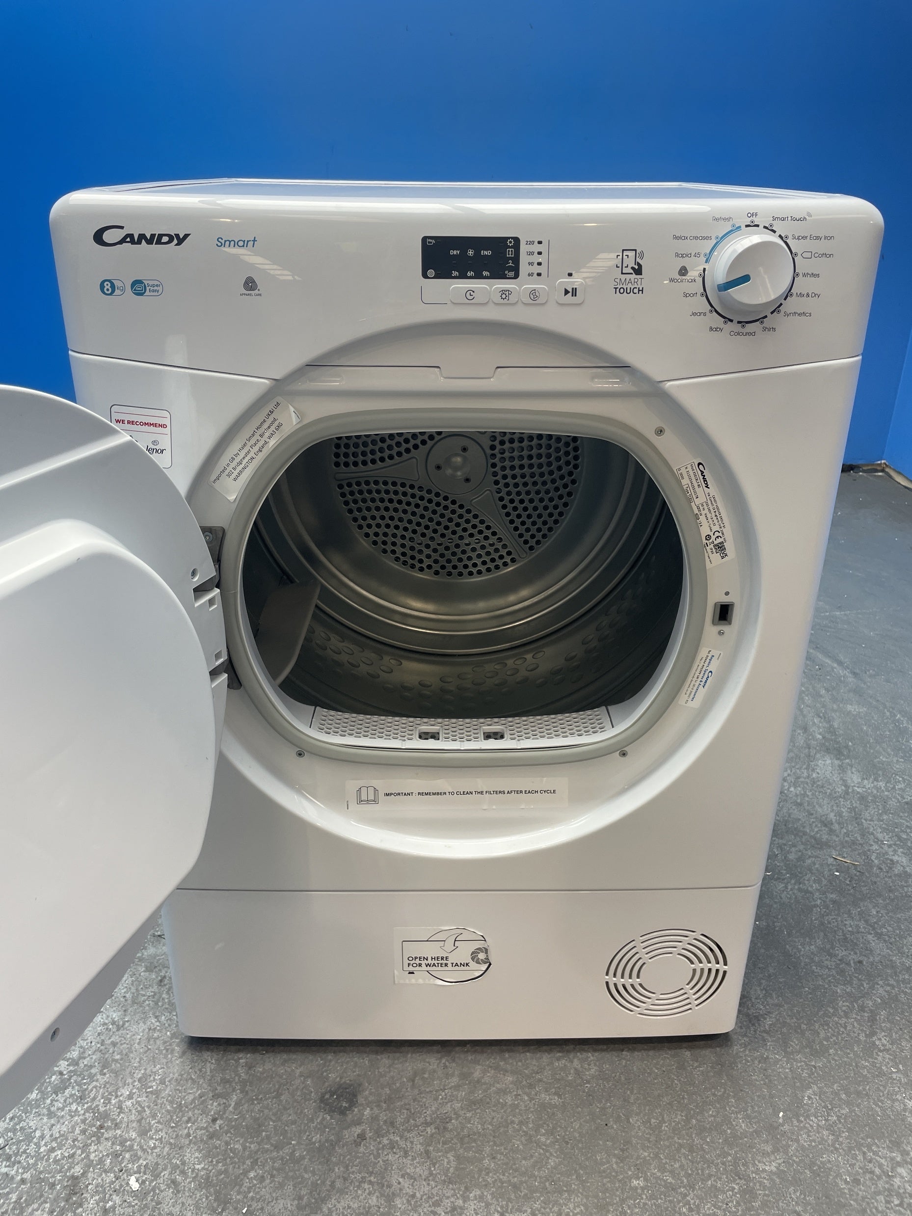 #GRC-158-669 - Candy KSEC8LF 8kg Smart Condenser Tumble Dryer