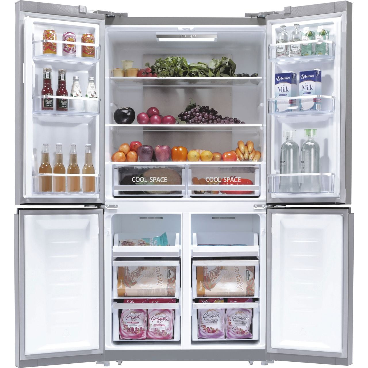 Hoover HSC918ENXK 567 Litre No Frost American Style Fridge Freezer – Renew 2 U