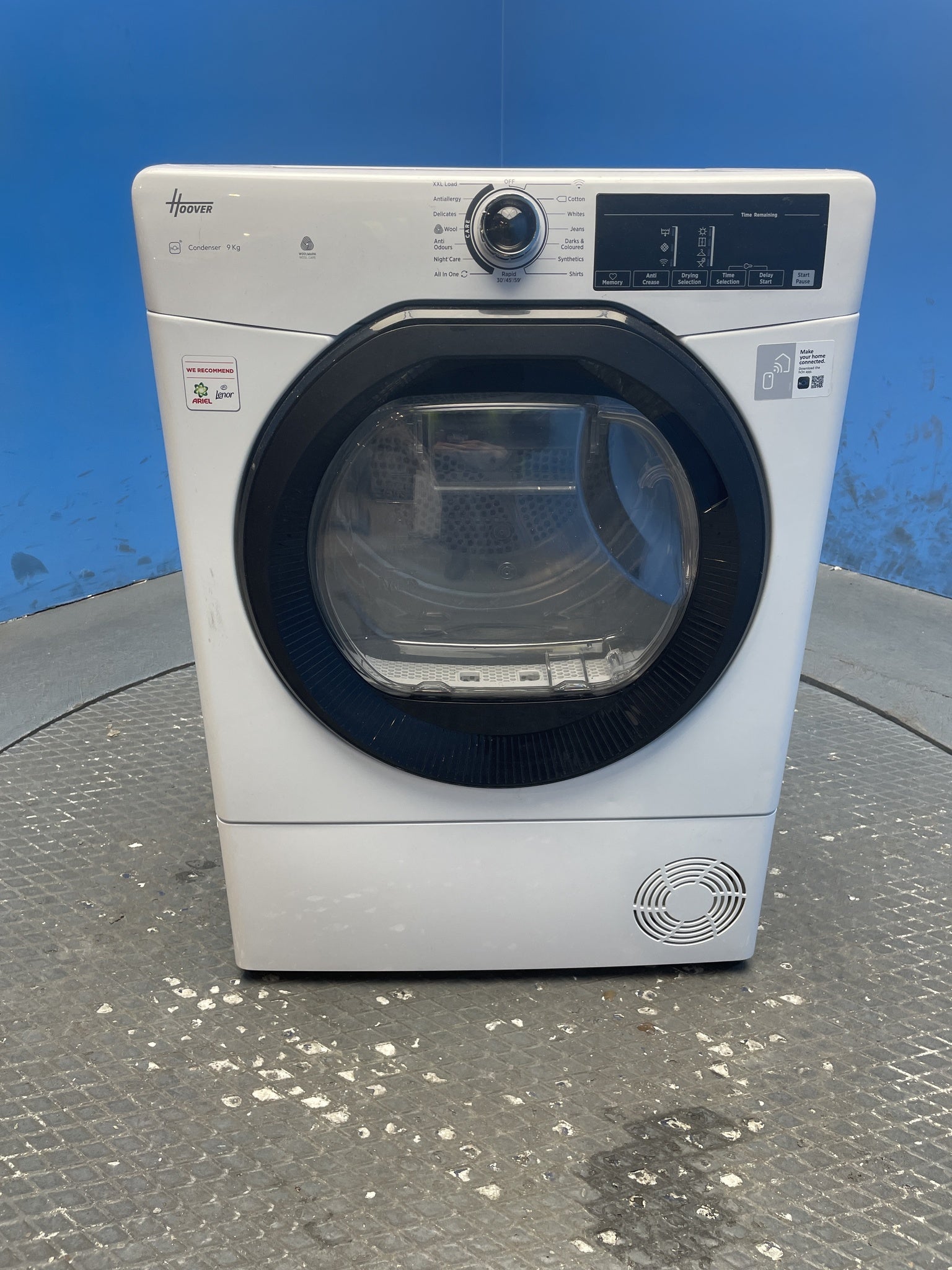 Hoover H-DRY 350 HREC9TBE-80 9kg Condenser Tumble Dryer
