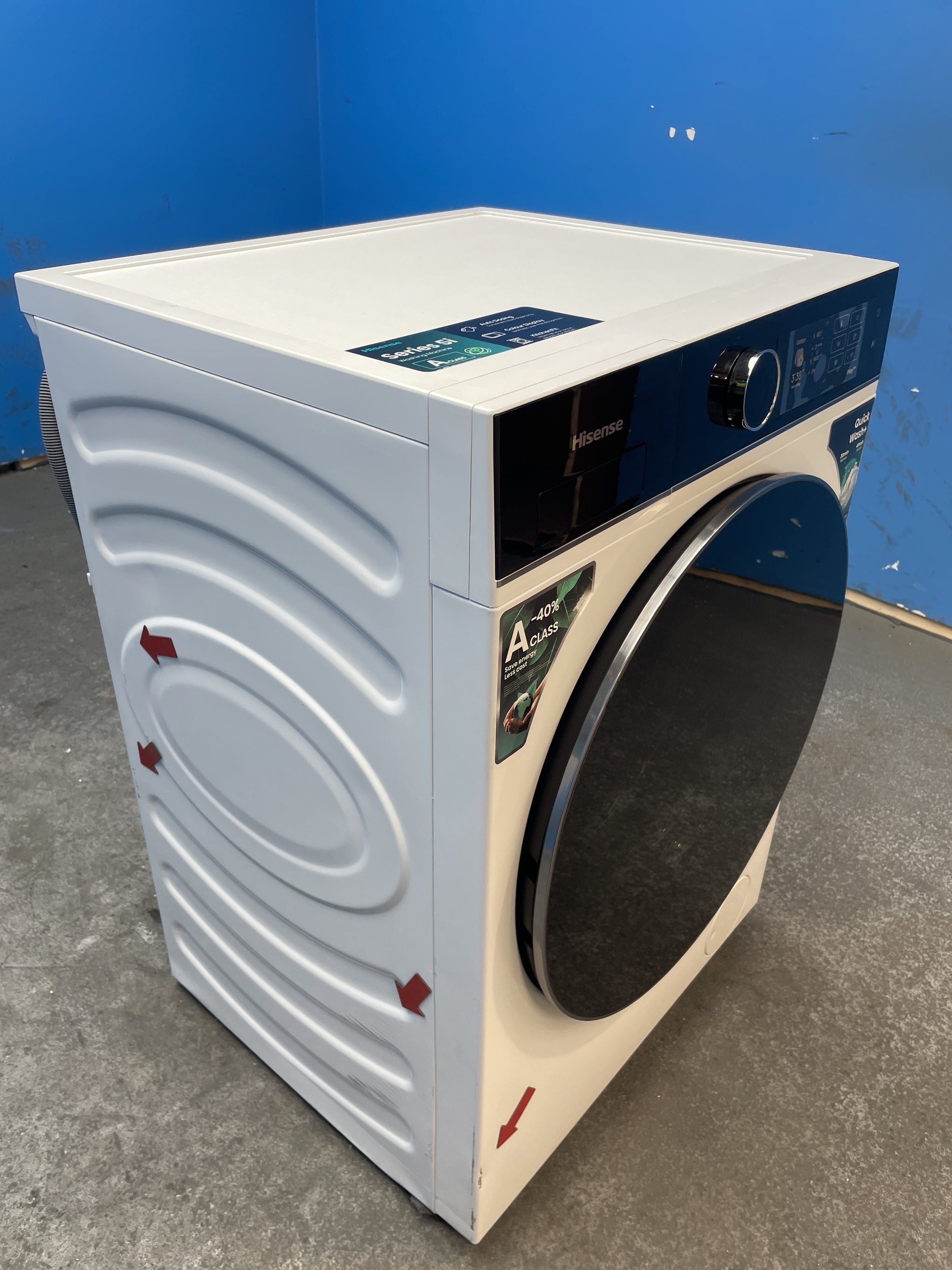 #GRC-163-178 - Hisense WF5I1045BWQ KitchenFit 5i 10.5 kg WiFi Washing Machine