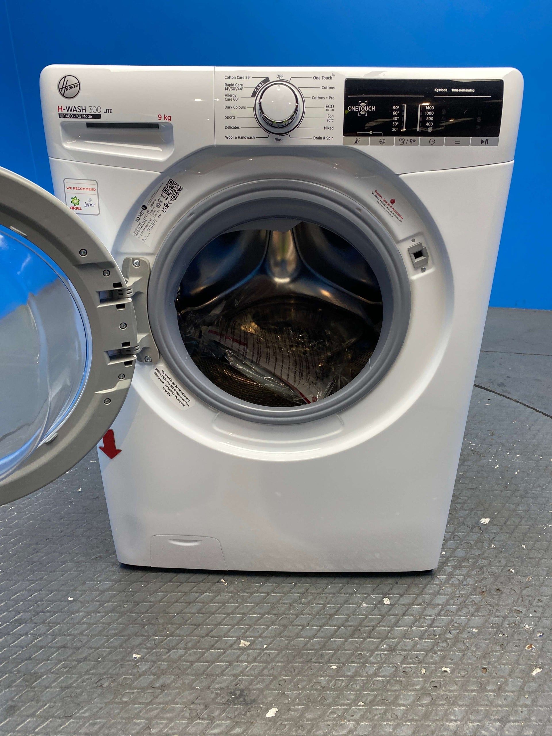 Hoover H3W49TA4 9kg 1400 Spin Washing Machine