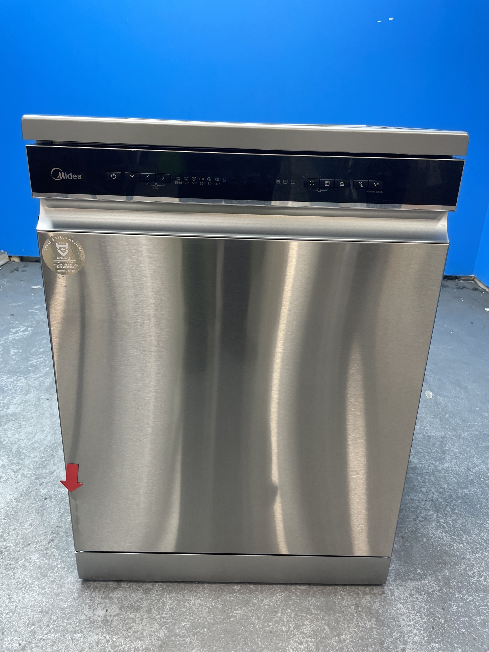 #GRC-158-778 - Midea MDWEF1433D 14 Place Full Size Dishwasher in Silver