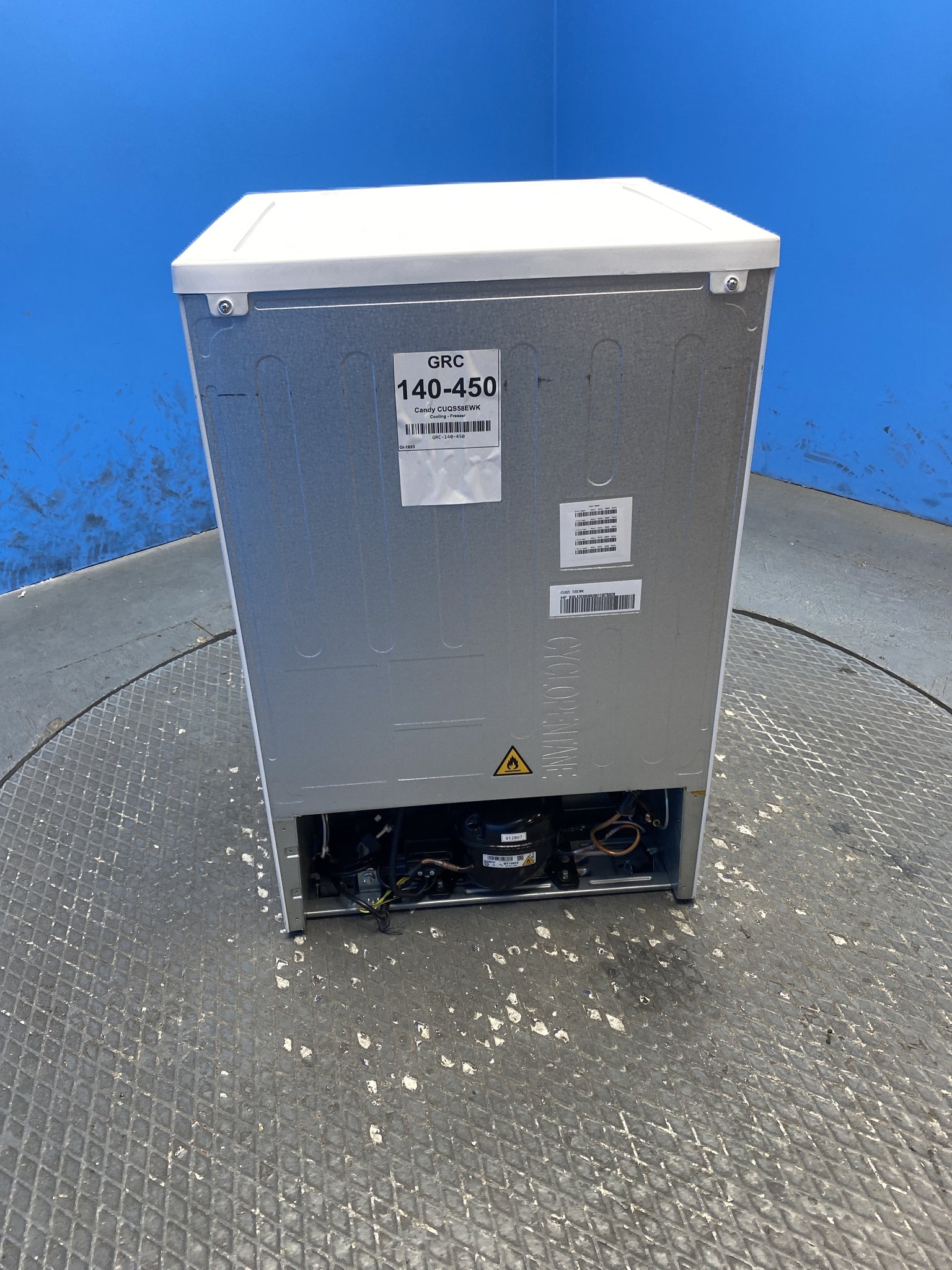 Candy CUQS58EWK 85 Litre Undercounter Freezer