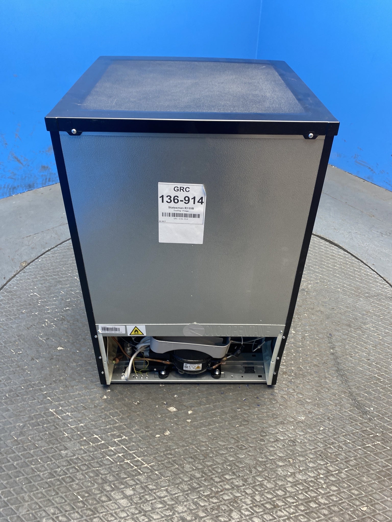 Statesman R155B 55cm 113 Litre Under Counter Fridge