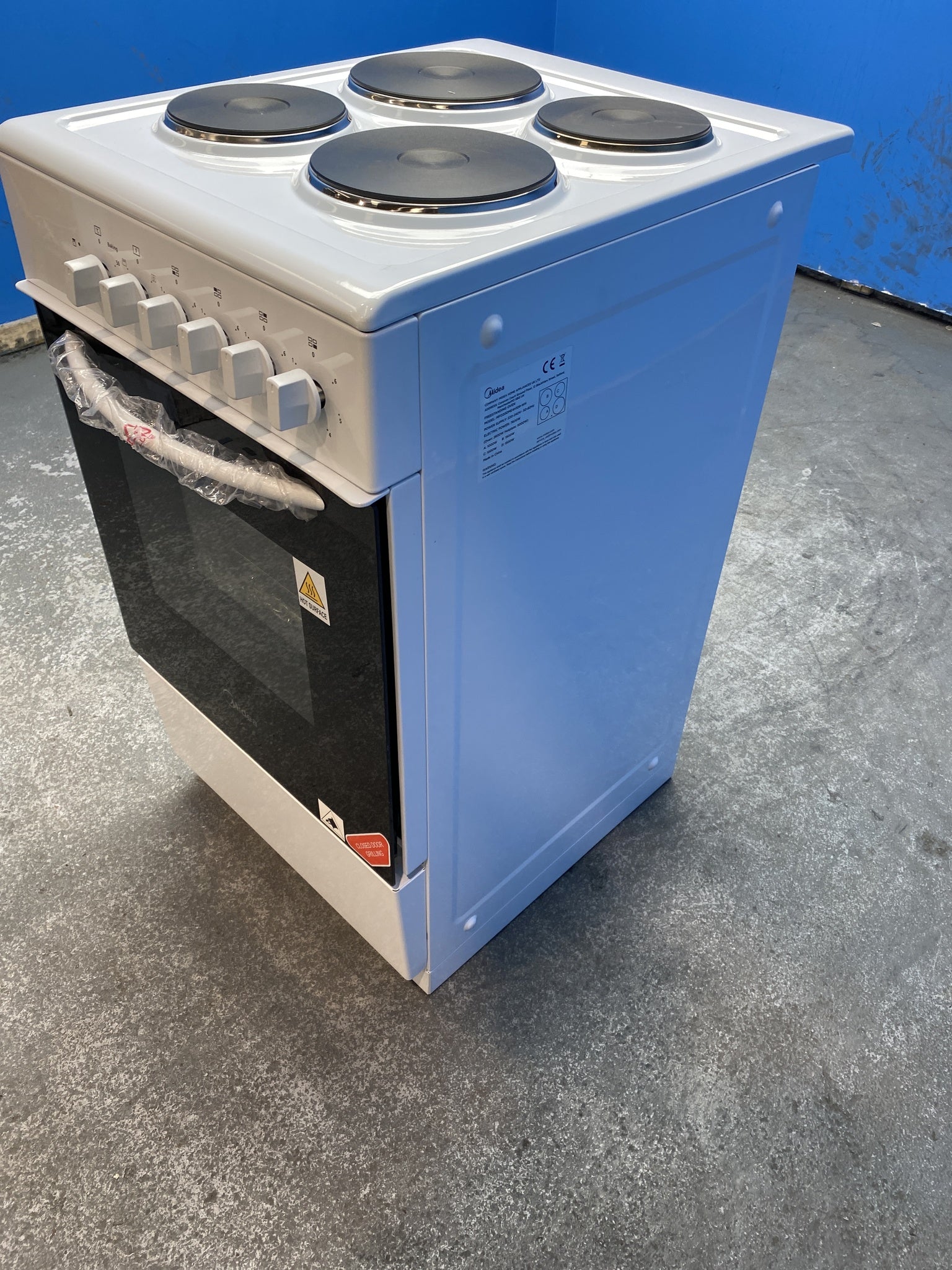 #GRC-156-777 - Midea MFO20DME4H109-WH 50cm Electric Cooker with Solid Plate Hob