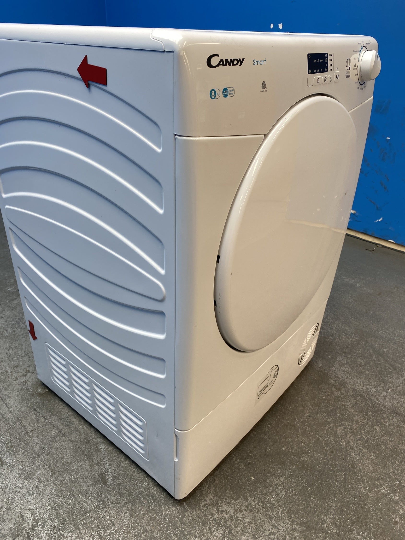#GRC-156-990 - Candy KSEC8LF 8kg Smart Condenser Tumble Dryer