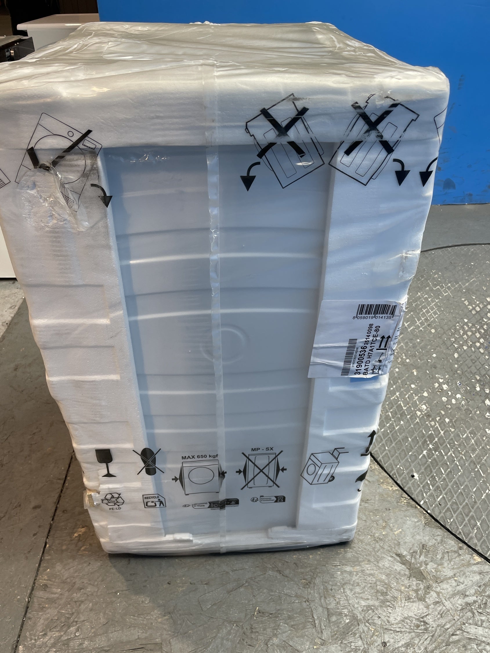 #GRC-135-114 - Hoover BATD H7A1TCE Integrated 7kg Heat Pump Tumble Dryer