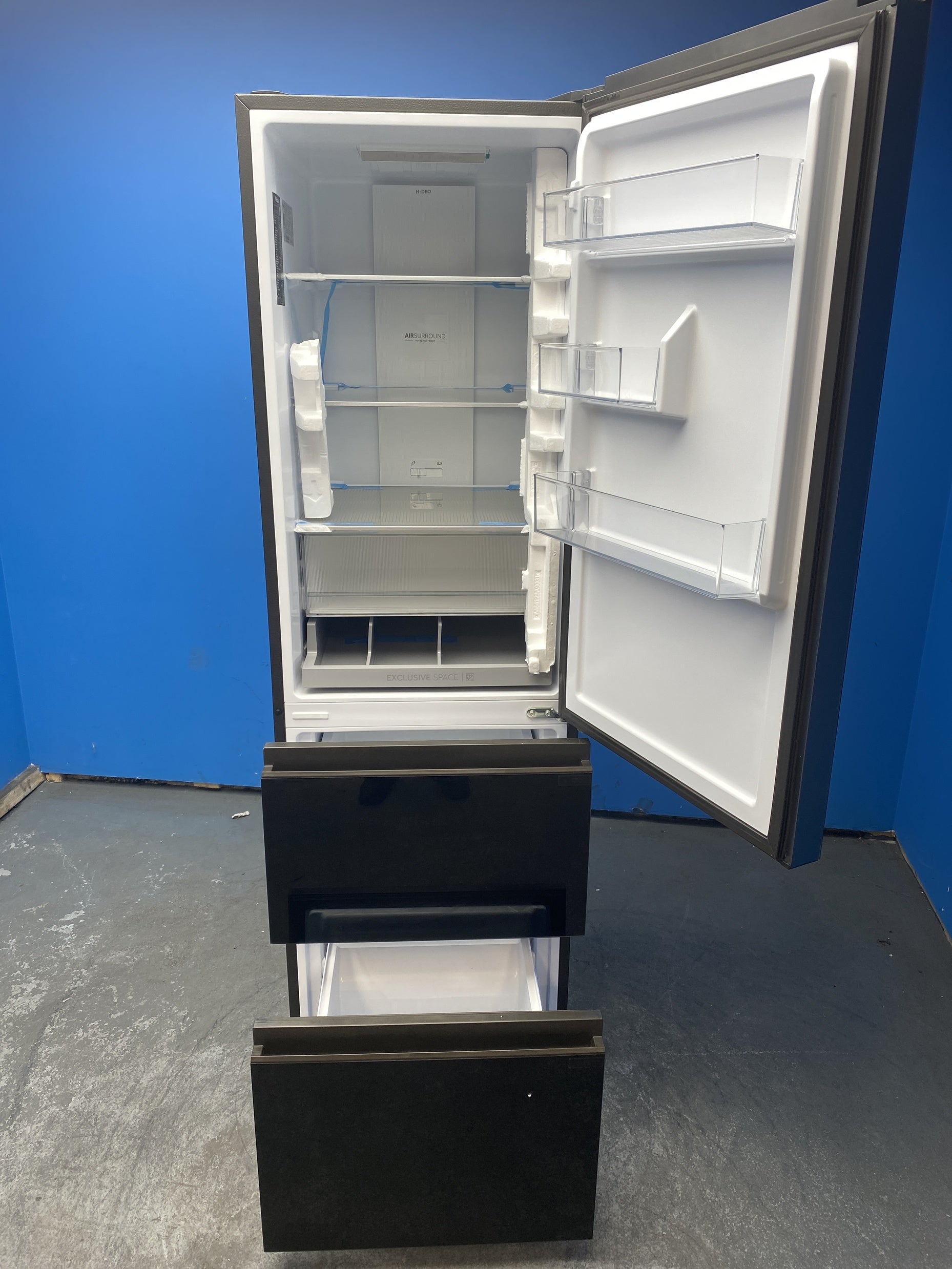 #GRC-163-410 - Haier 3D Series 3 Combi Fridge Freezer – 303L Capacity, 70/30, Total No Frost, My Zone