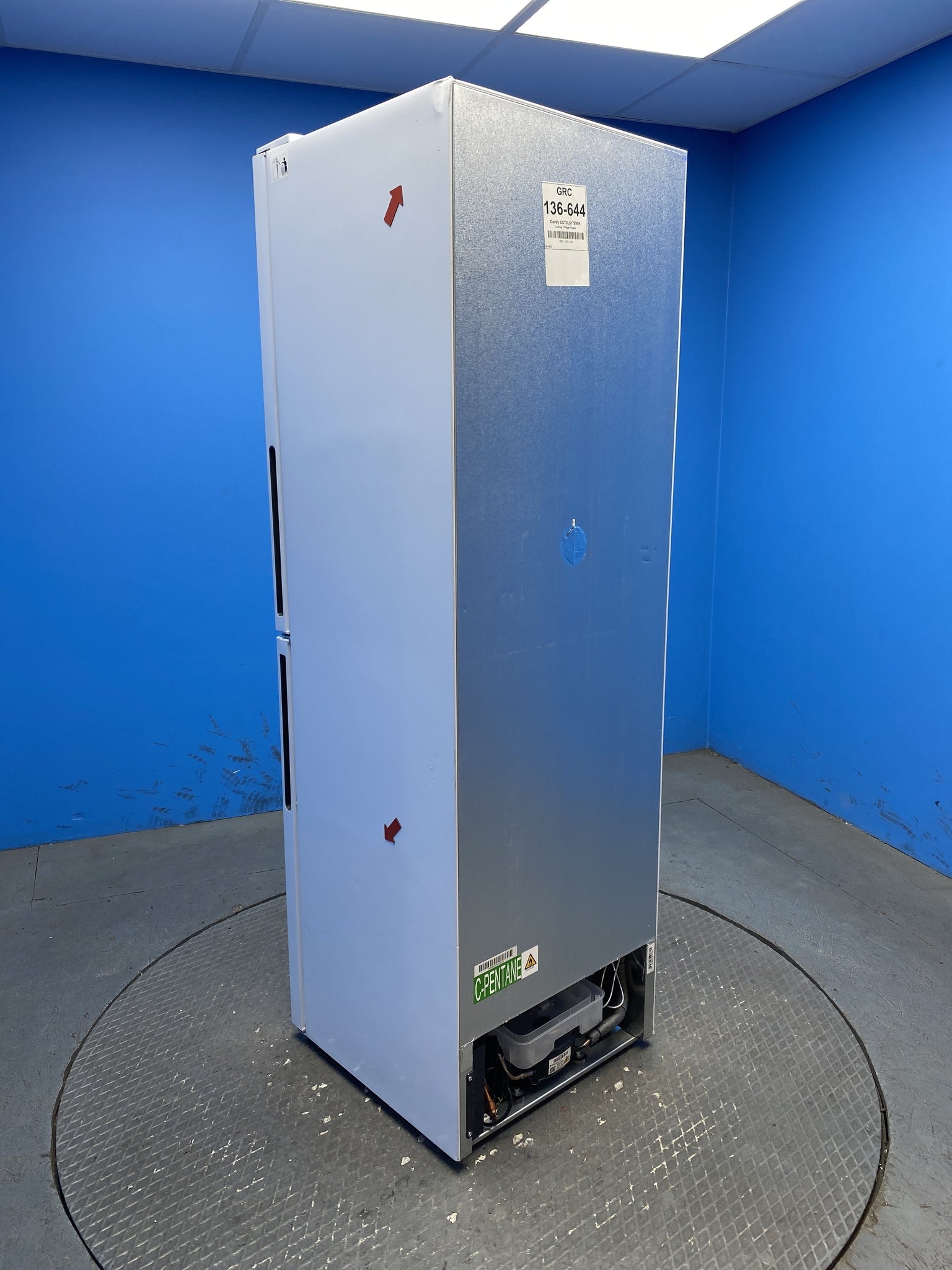 Candy CCT3L517EWK 252 Litre Combi Fridge Freezer