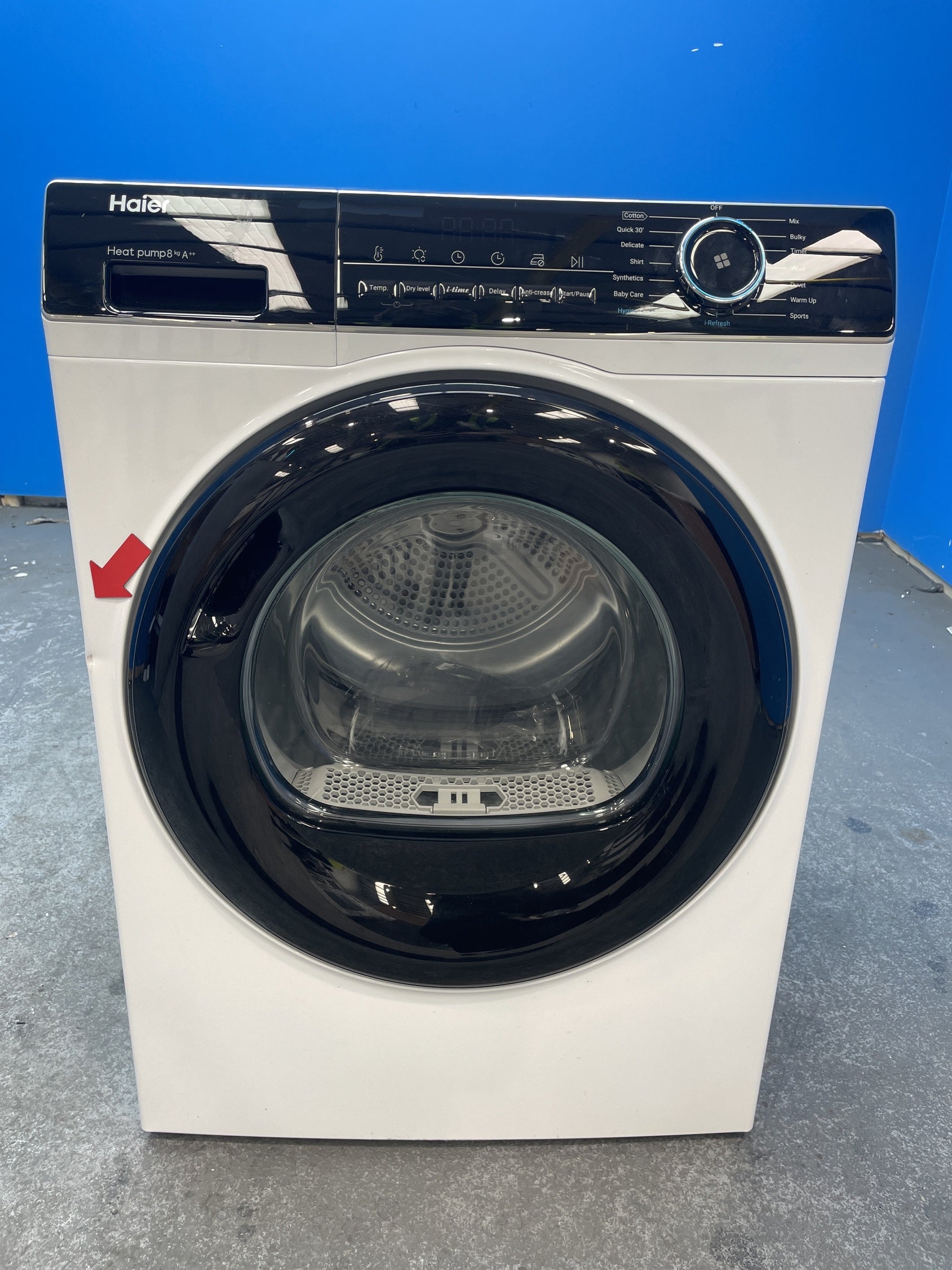 #GRC-159-026 - Haier HD80-A2939 I-Pro Series 3 8kg Heat Pump Tumble Dryer