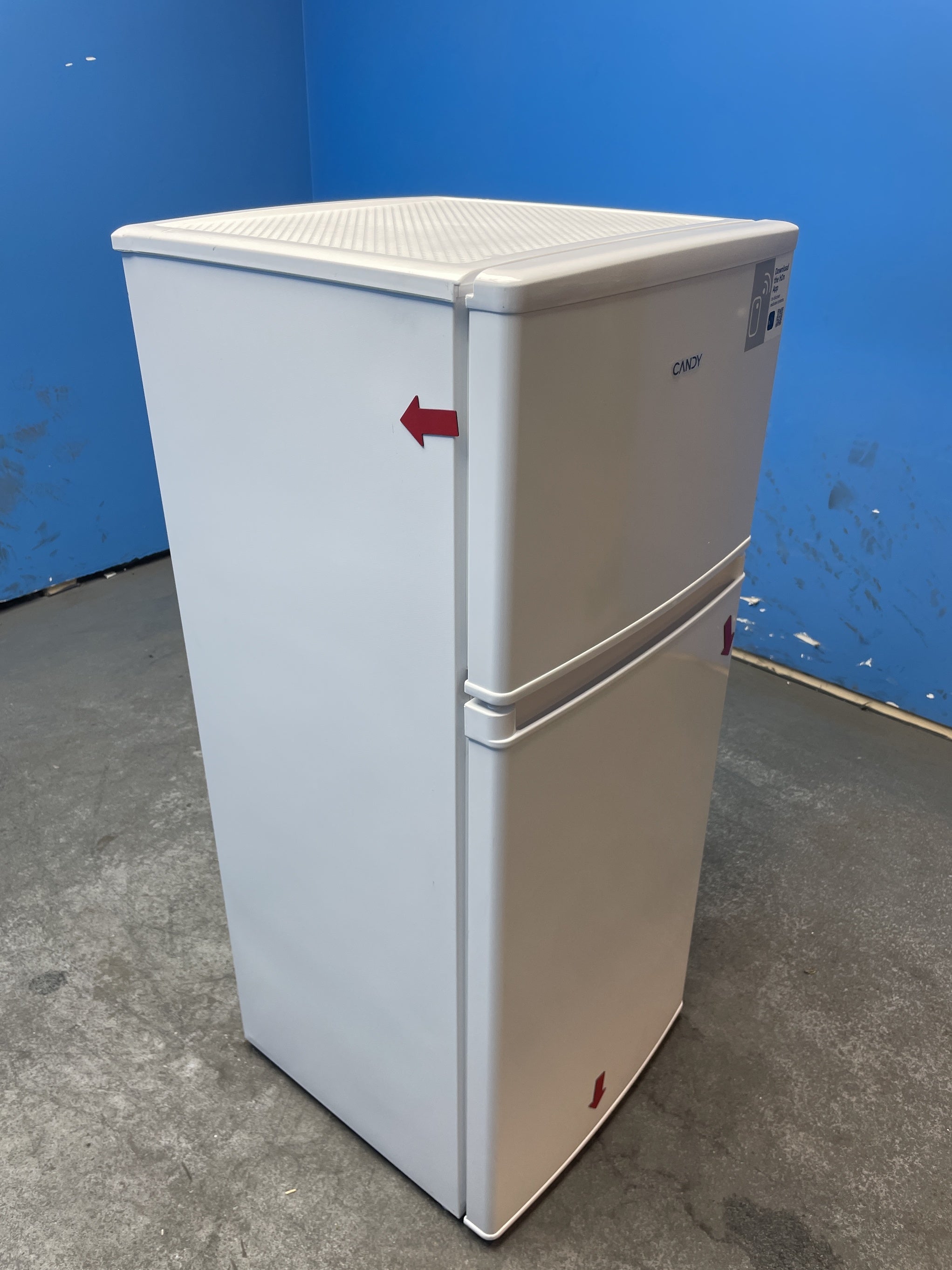 #GRC-159-911 - Candy CDH1S313EWK Slimline 117 Litre Top Mount Fridge Freezer