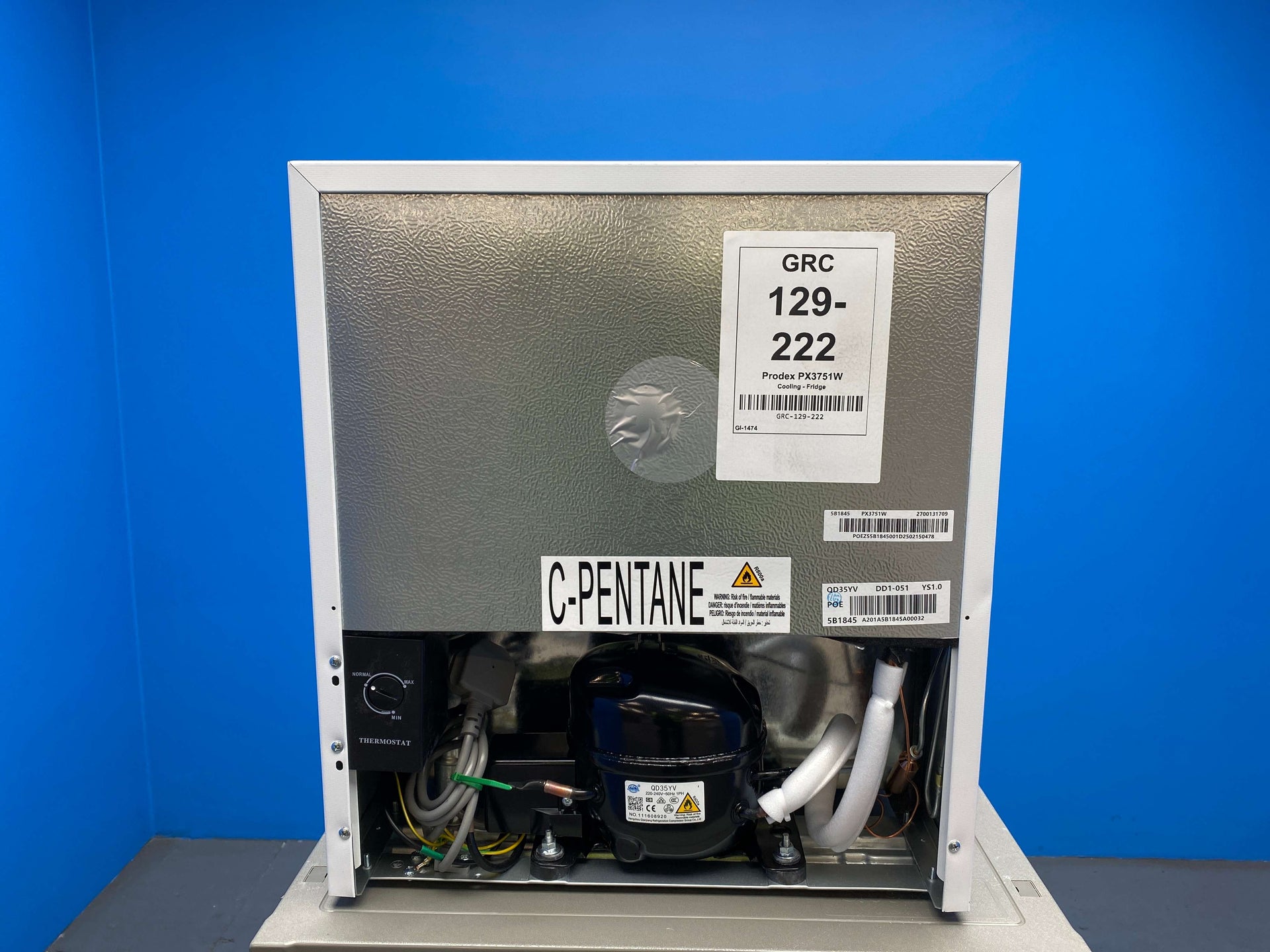 Prodex PX3751W 33 Litre Table Top Mini Freezer