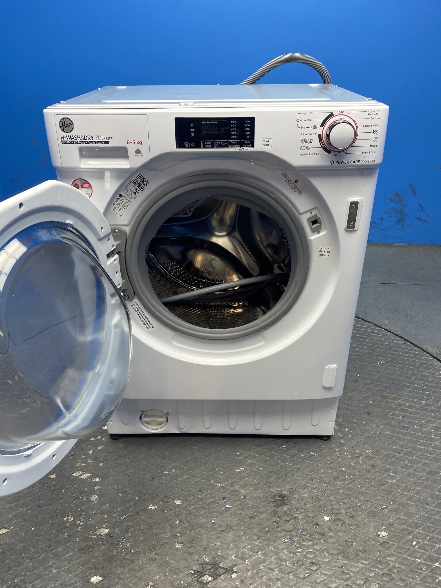 Hoover HBDS485D1ACE Integrated 8 / 5 kg 1400 Spin Washer Dryer