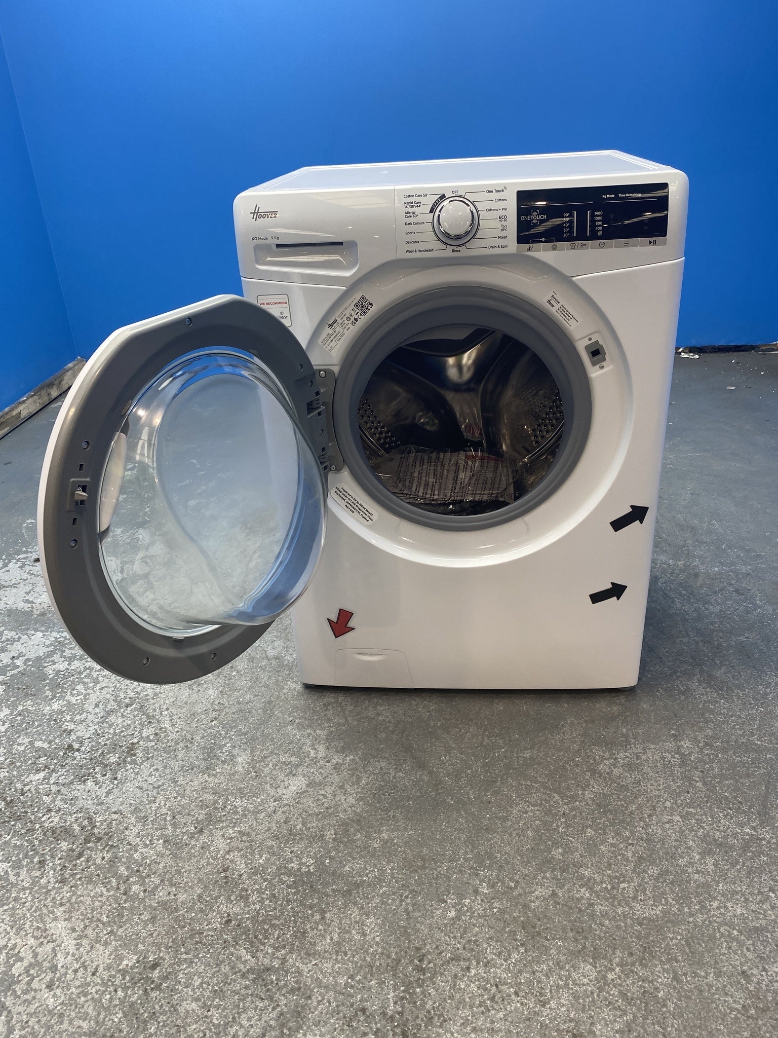 #GRC-156-978 - Hoover H-WASH 300 LITE H3W 49TA4 9kg 1400 Spin Washing Machine