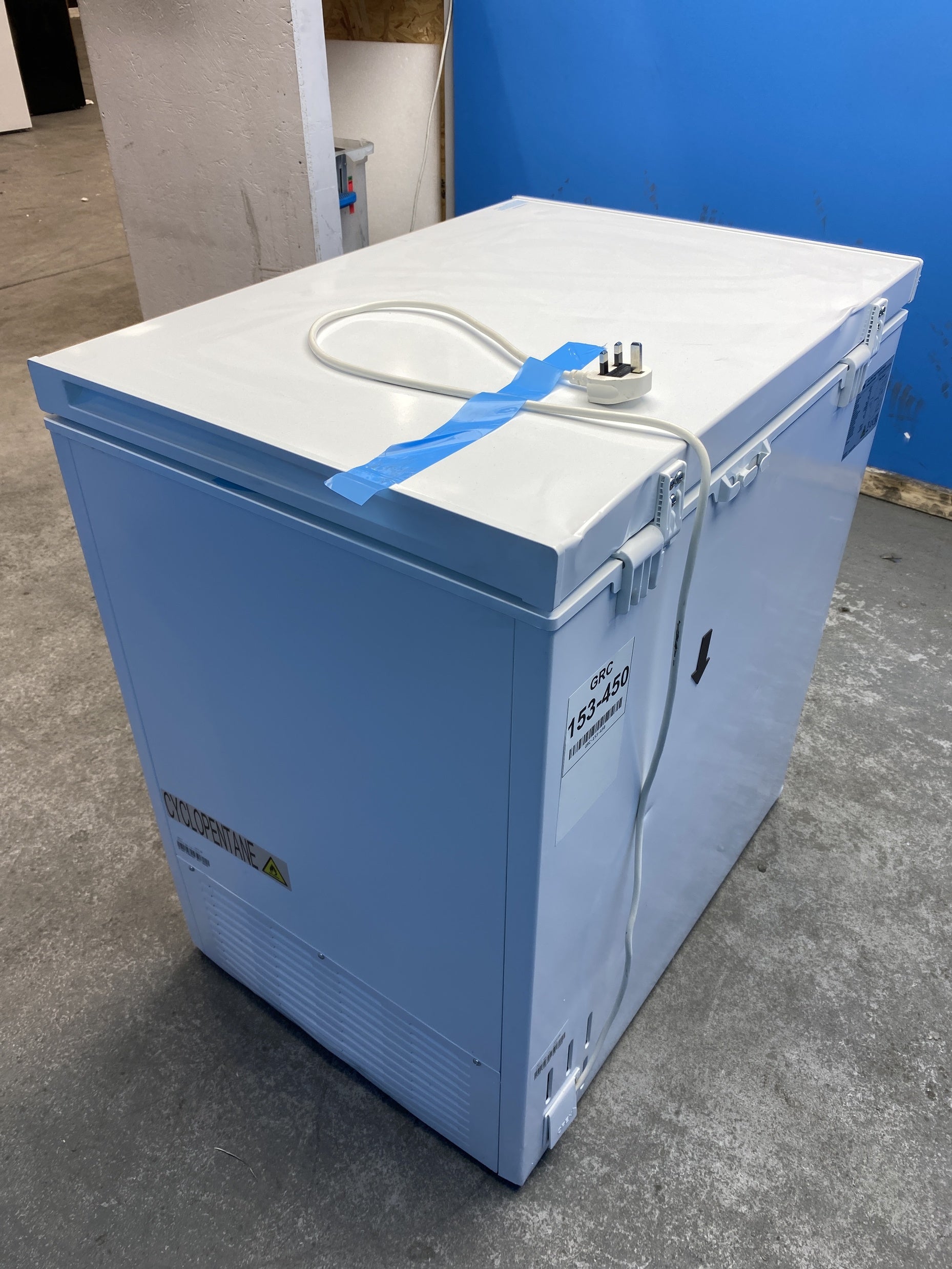 #GRC-153-450 - Igenix IGCF0198W  198 Litre Freestanding Chest Freezer