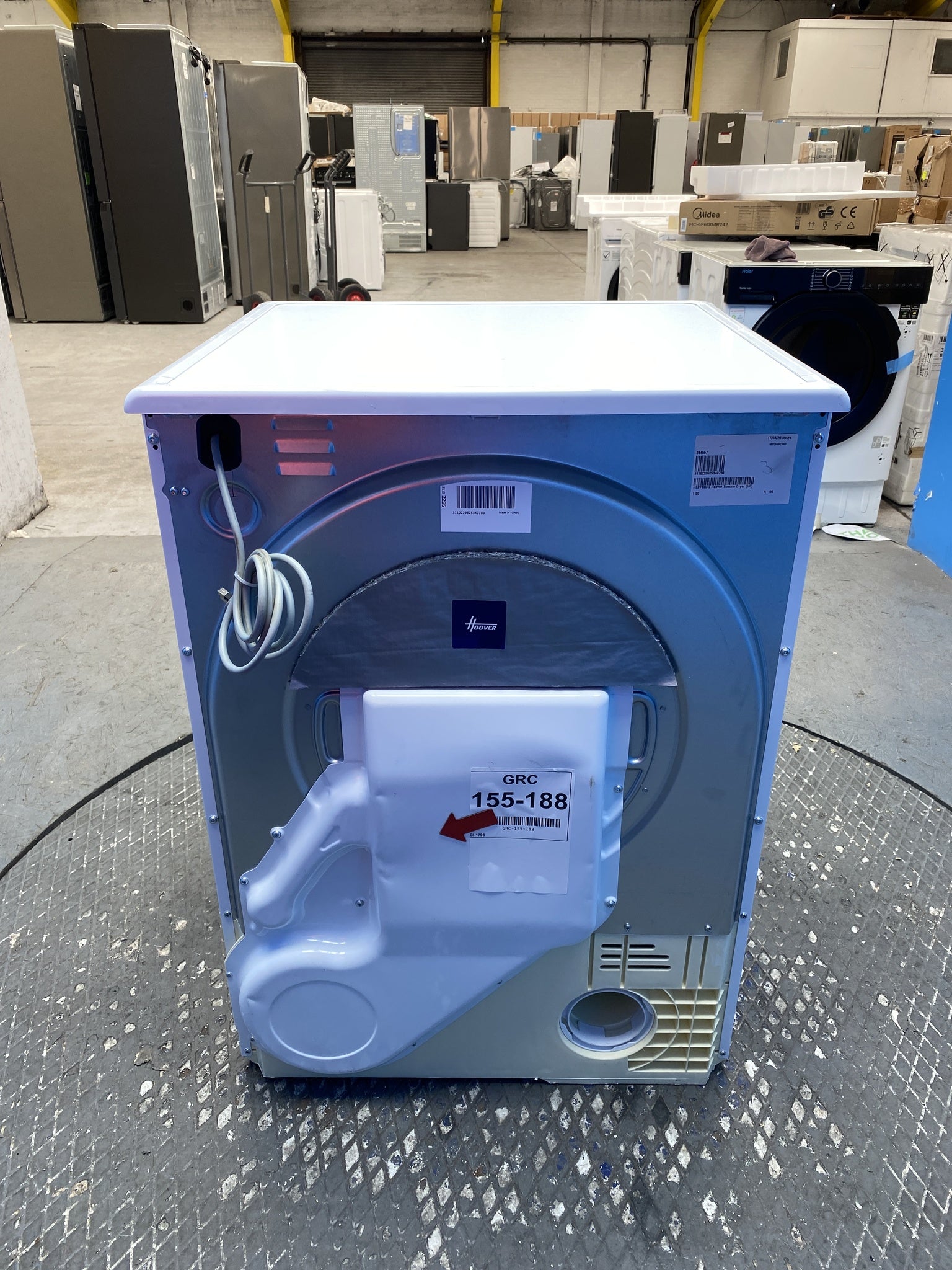 #GRC-155-188 - Hoover HLE V10DG-80 10kg Vented Tumble Dryer
