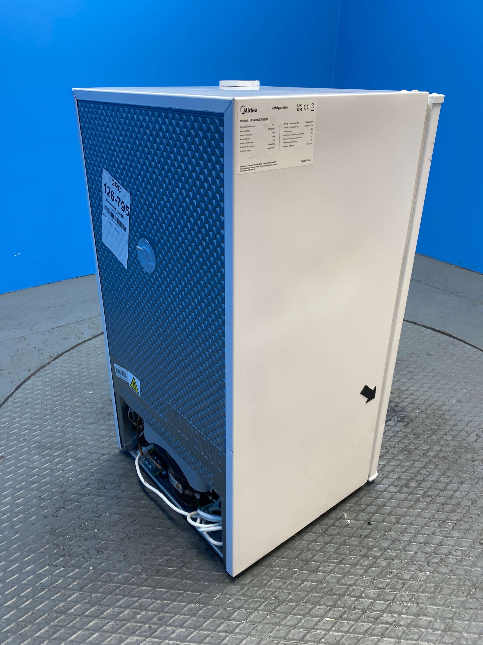 Midea MDRD125FGE01 80L Under Counter Mini Fridge