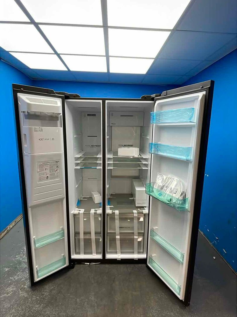 #GRC-160-429 - Haier HSW79F18DIPT 601L No Frost American Fridge Freezer