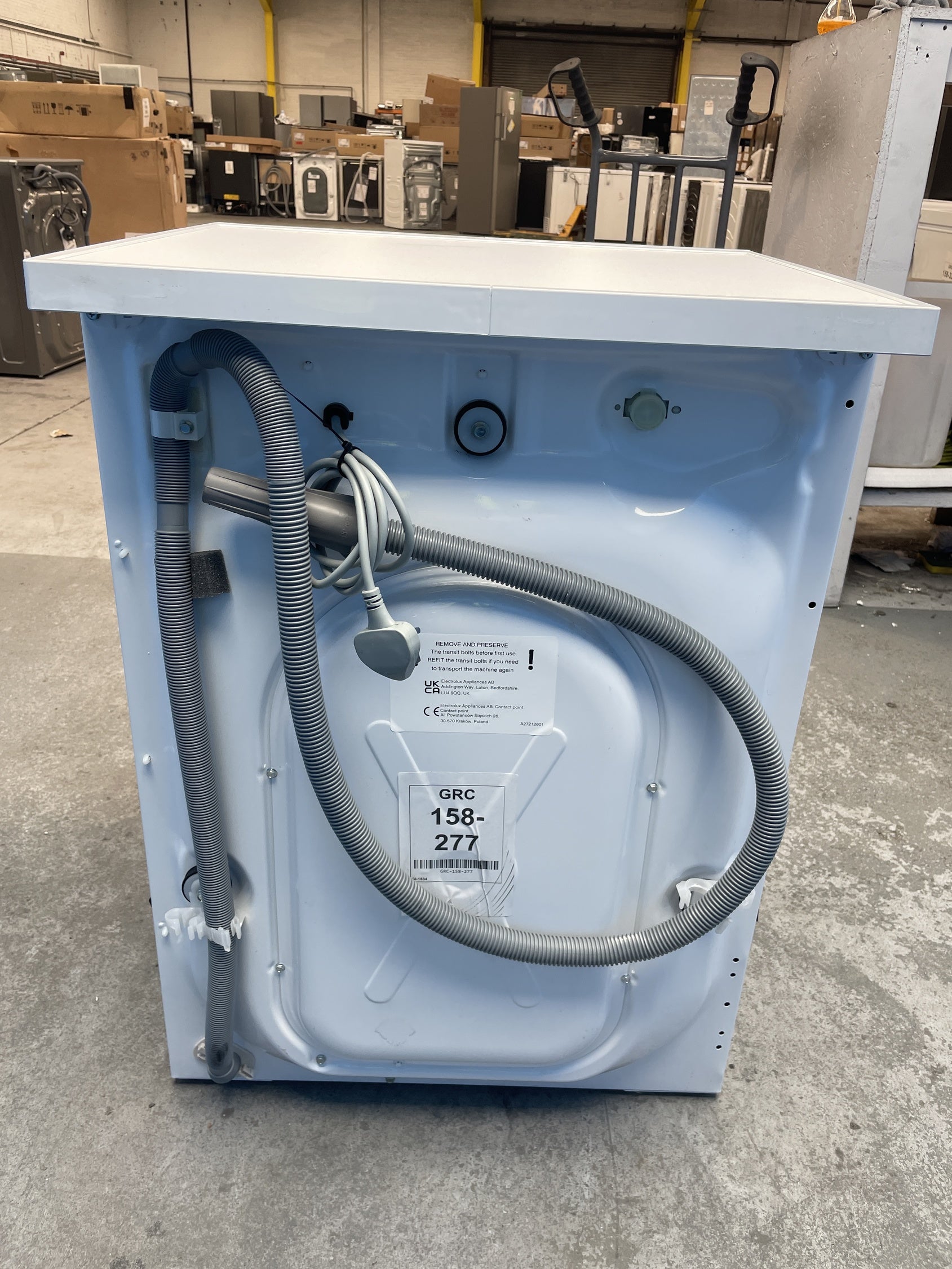 #GRC-158-277 - AEG LFR71864B 8kg 1600rpm ProSteam Washing Machine