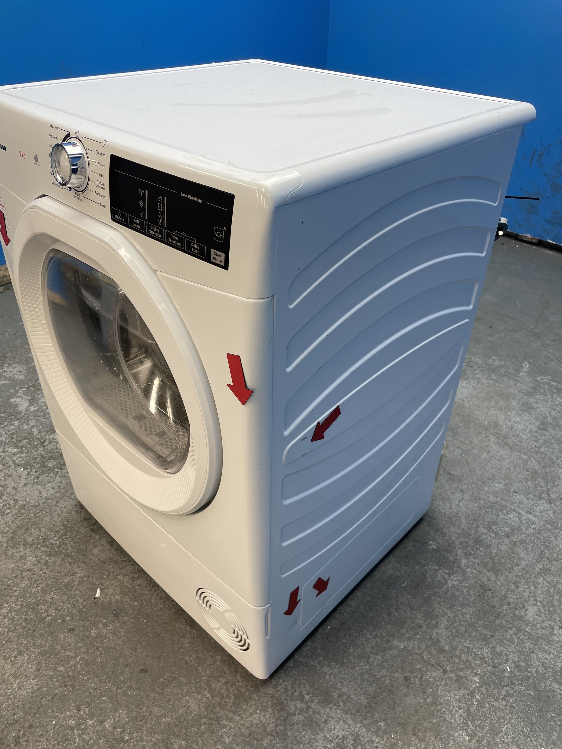 #GRC-157-673 - Hoover HRE C9TE-80 9kg Condenser Tumble Dryer with Wi-Fi