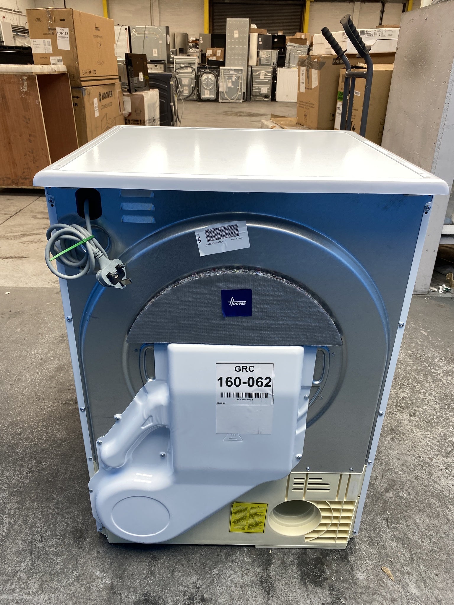 #GRC-160-062 - Hoover HLE V10DG-80 10kg Vented Tumble Dryer