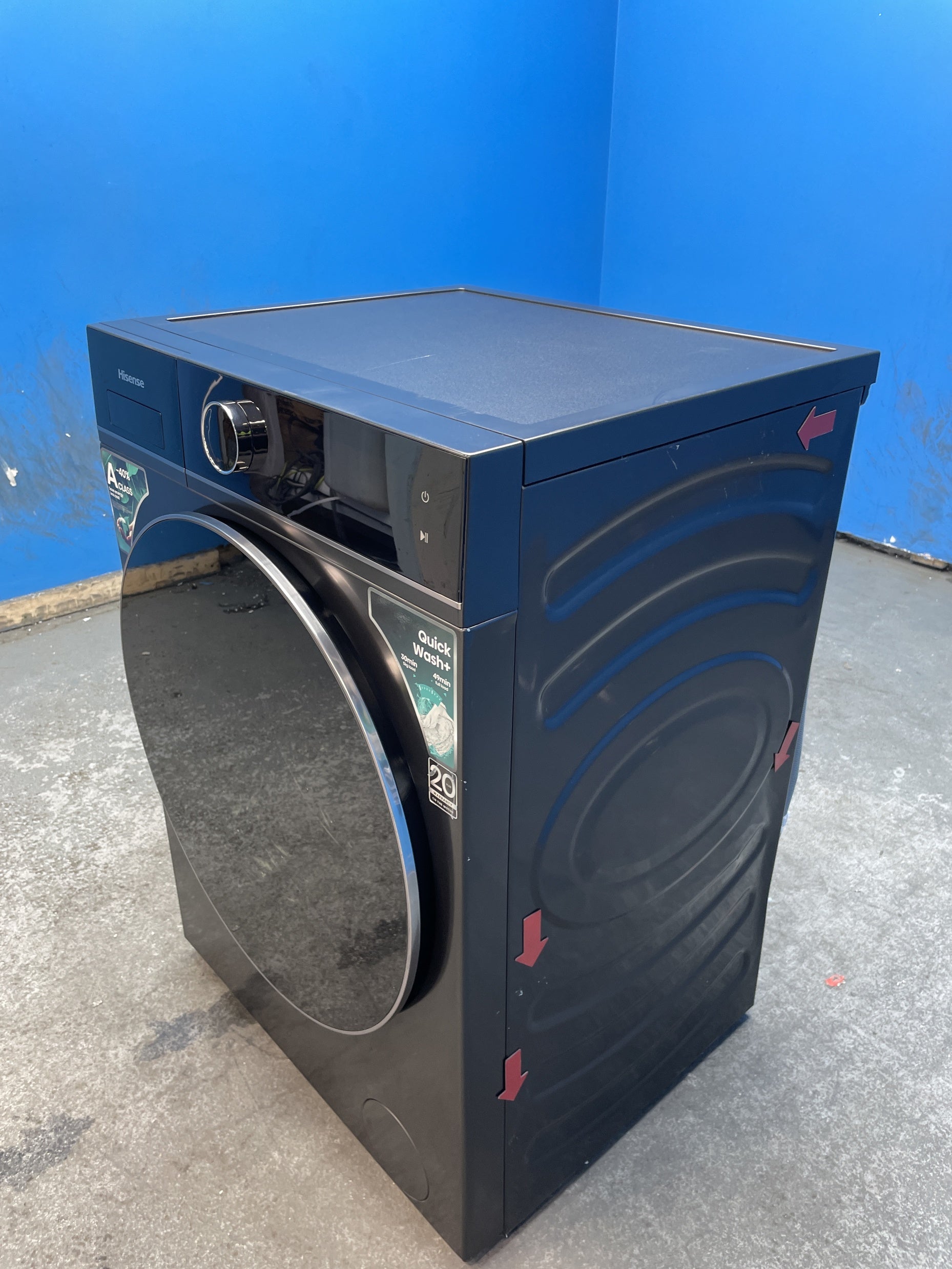 #GRC-159-659 - Hisense WF5I1045BBQ KitchenFit 5i 10.5 kg WiFi Washing Machine
