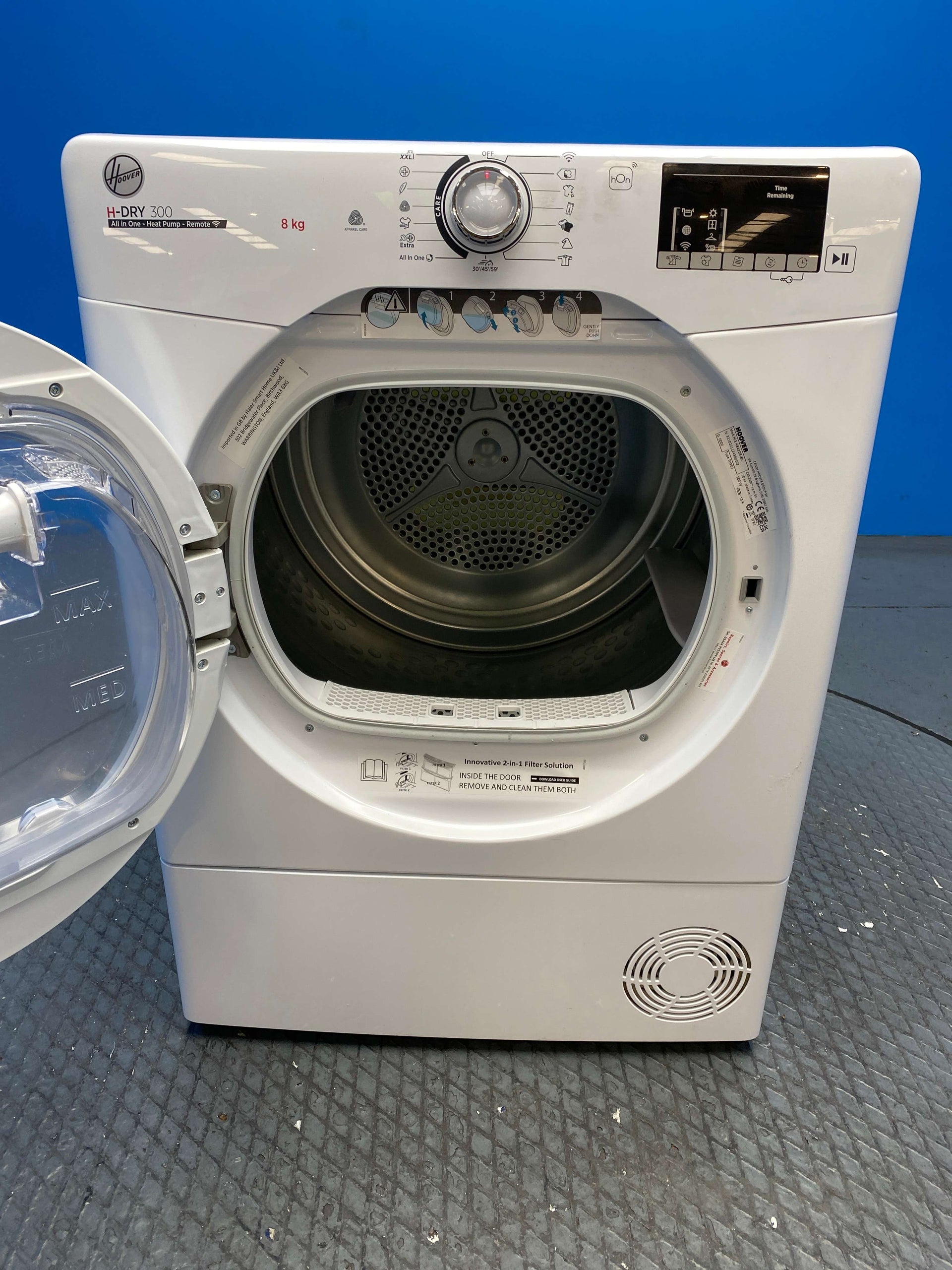 Hoover HLEH8A2DE 8kg Heat Pump Tumble Dryer