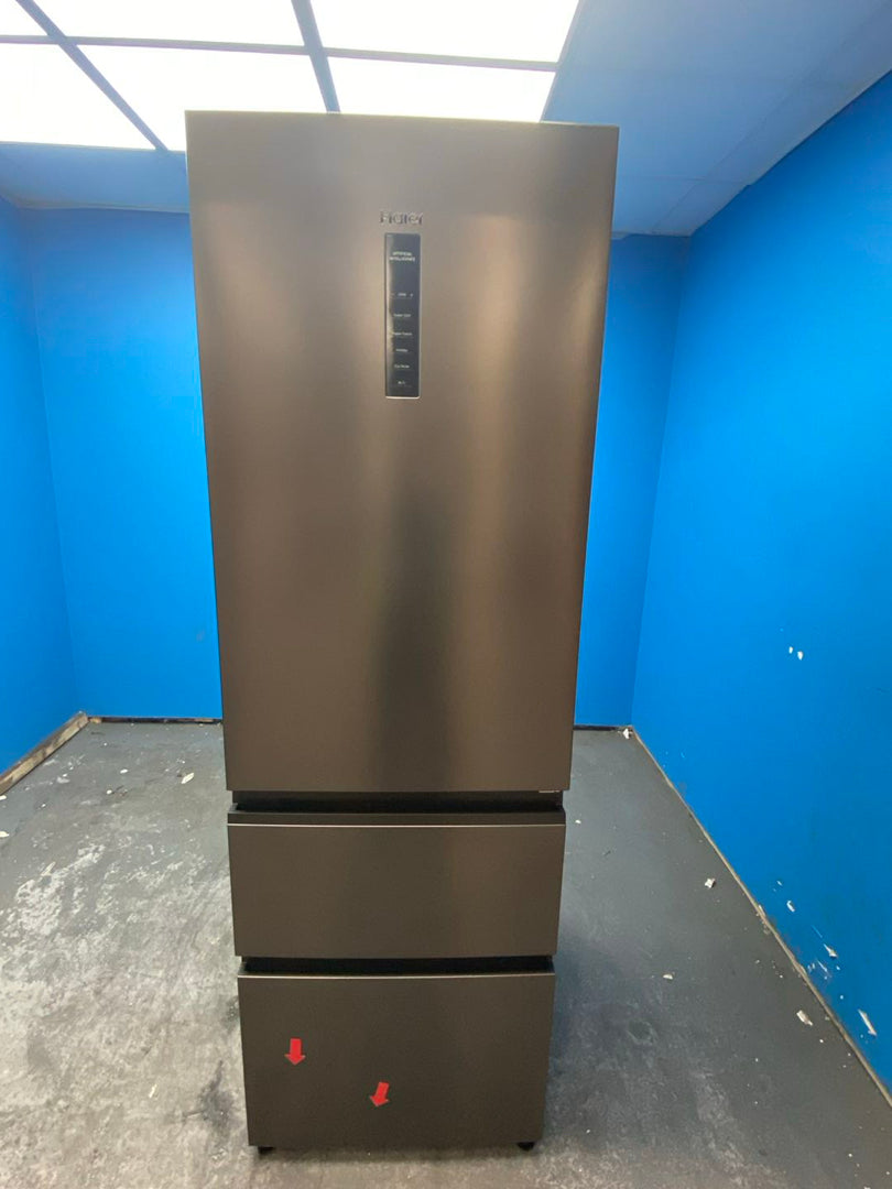 #GRC-161-627 - Haier HTW5618ENMP(UK) 3D 60 Series 5 Combi Fridge Freezer