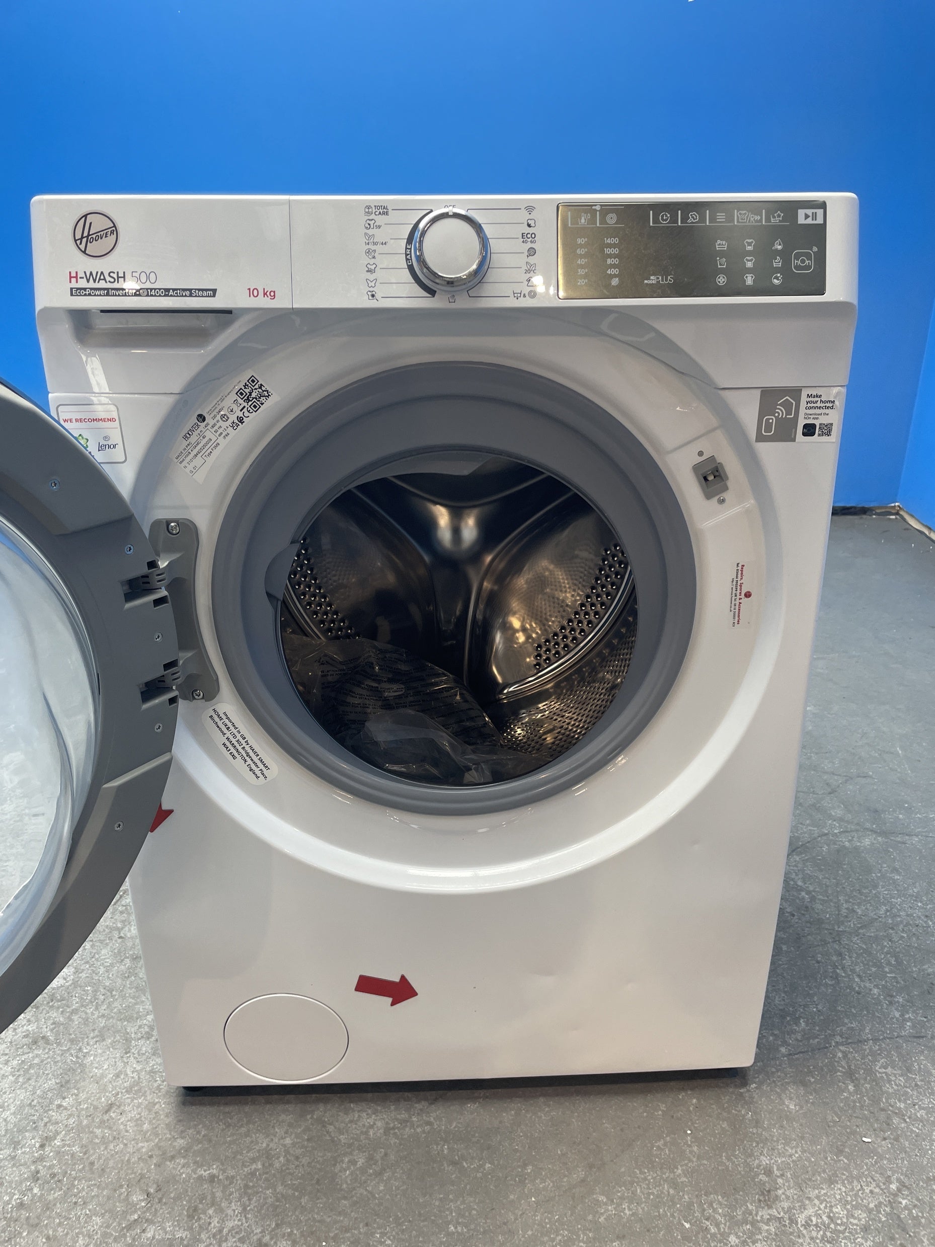#GRC-153-540 - Hoover HWB 410AMC/1-80 10kg 1400 Spin Washing Machine