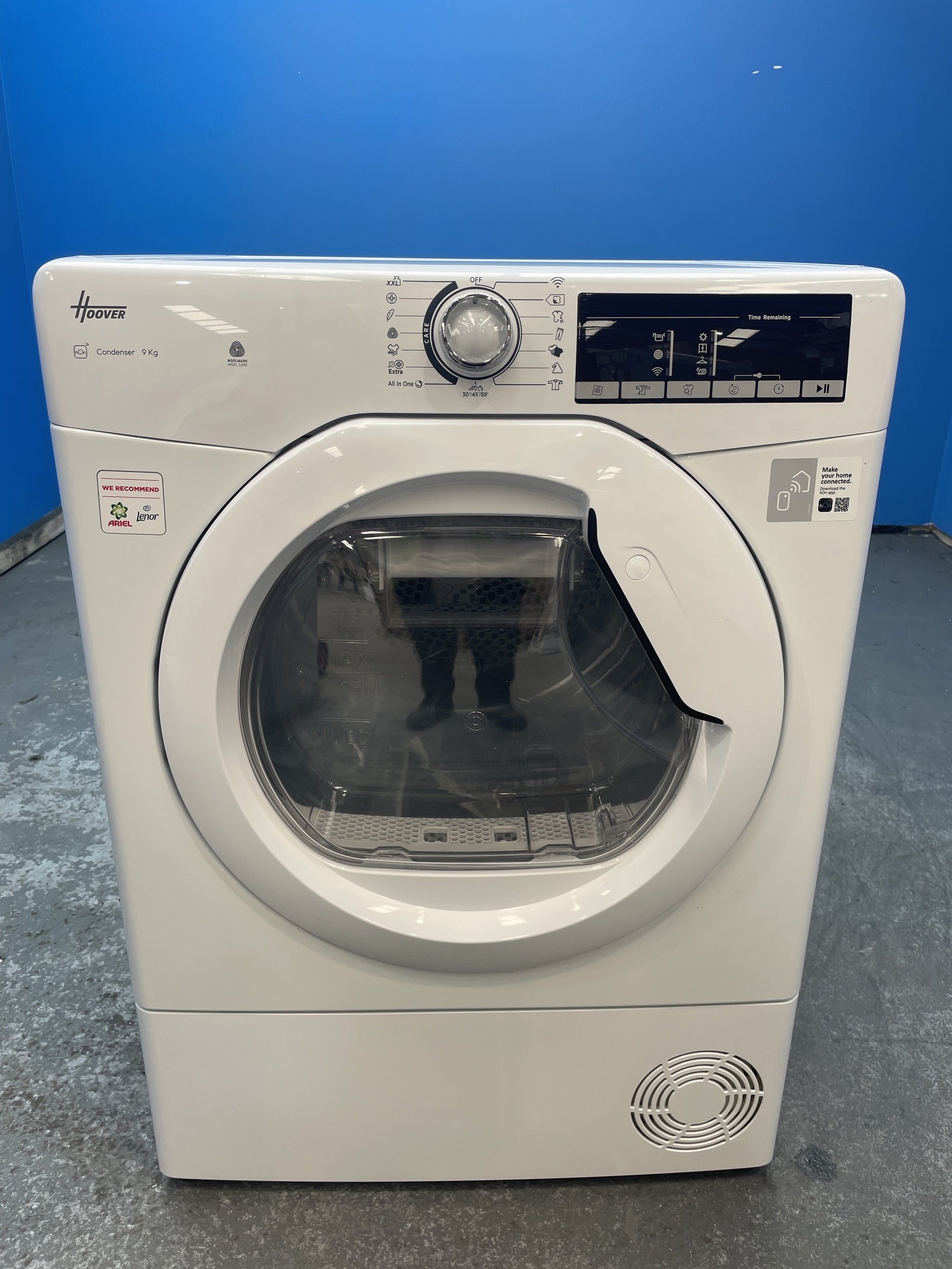 #GRC-154-266 - Hoover HLEC9TE 9kg Condenser Tumble Dryer