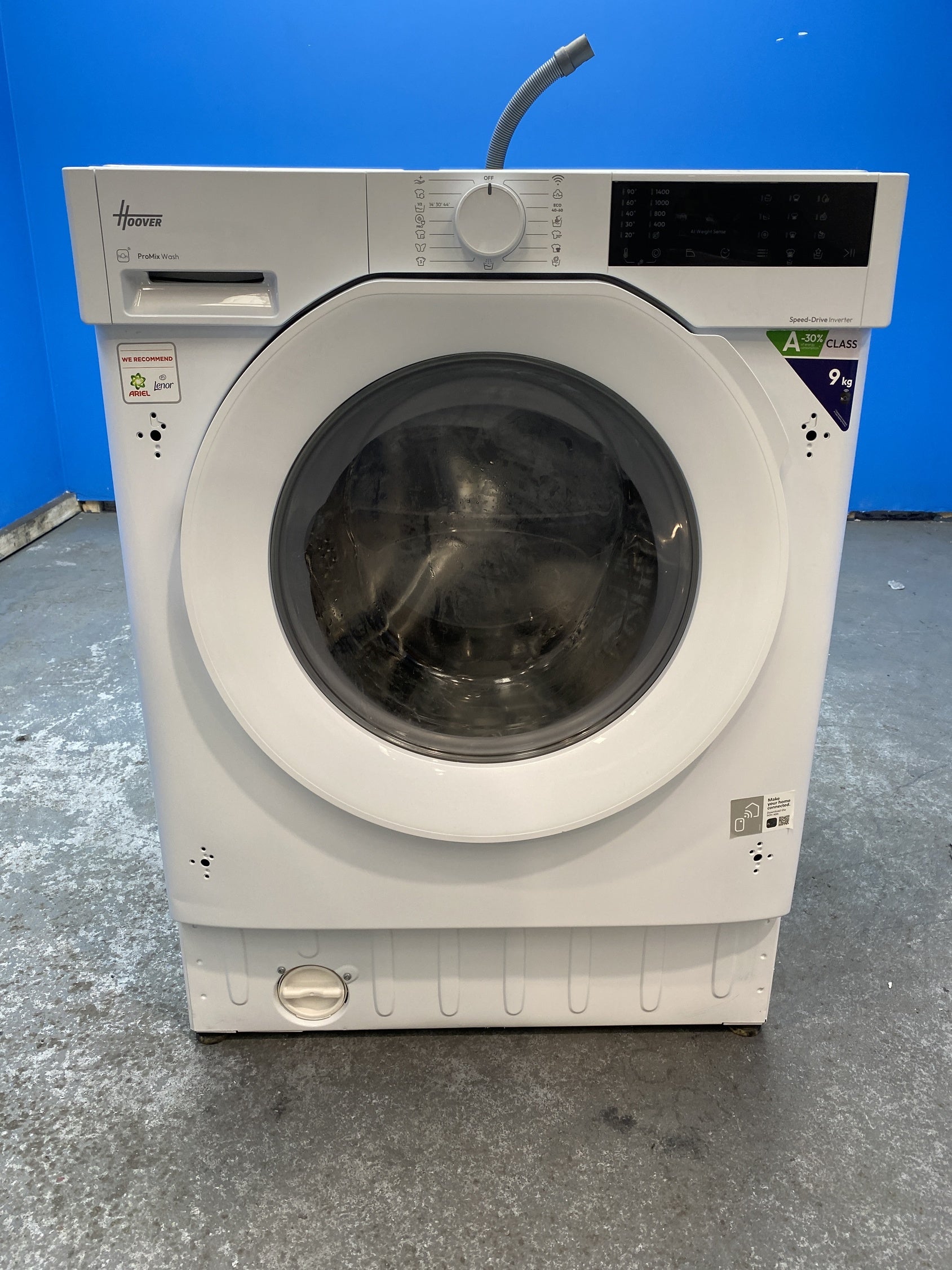 H WASH 400 BH4S49M6D9J 80 1400rpm Integrated Washing Machine
