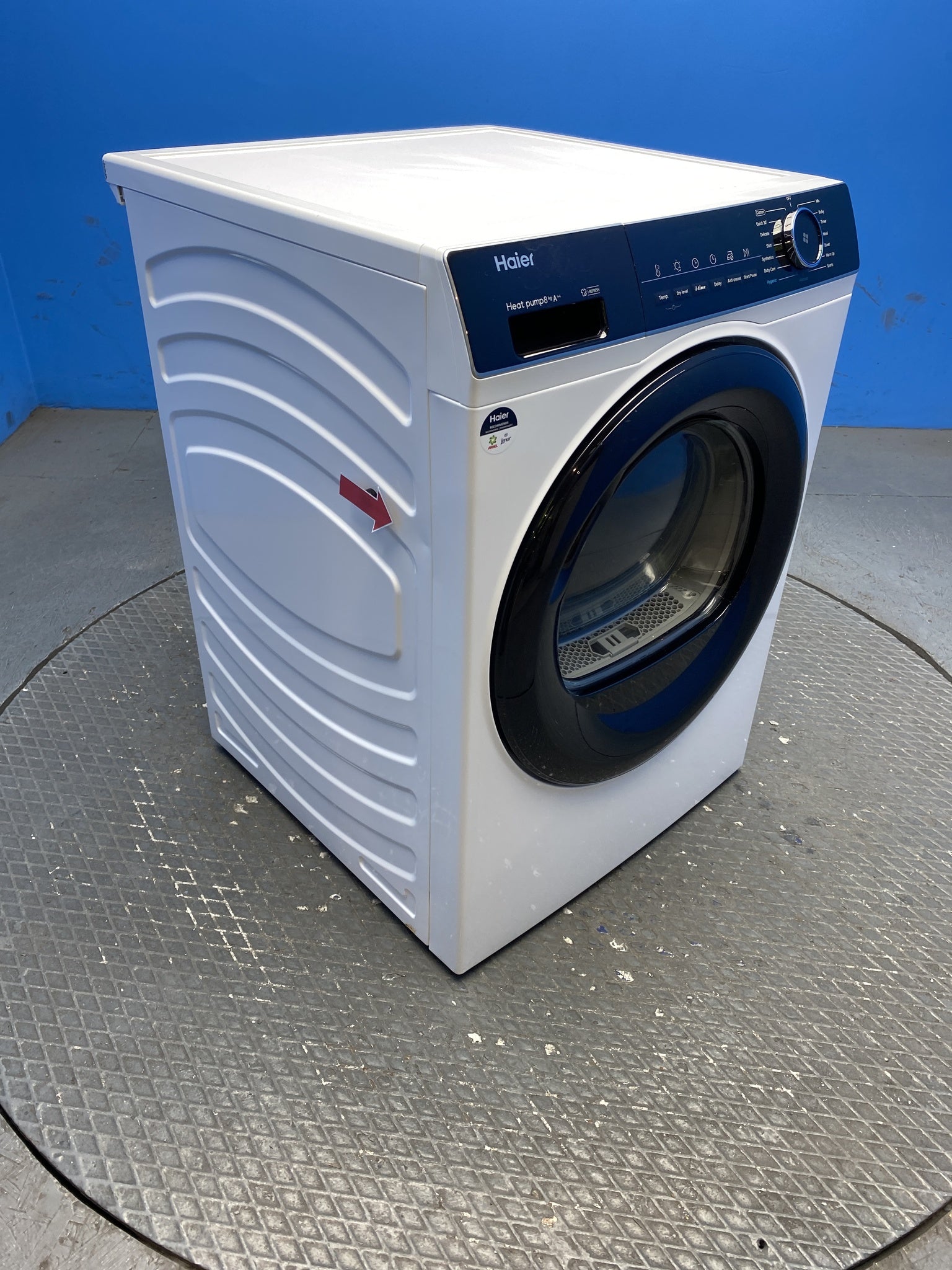 Haier HD80-A2939 I-Pro Series 3 8kg Heat Pump Tumble Dryer