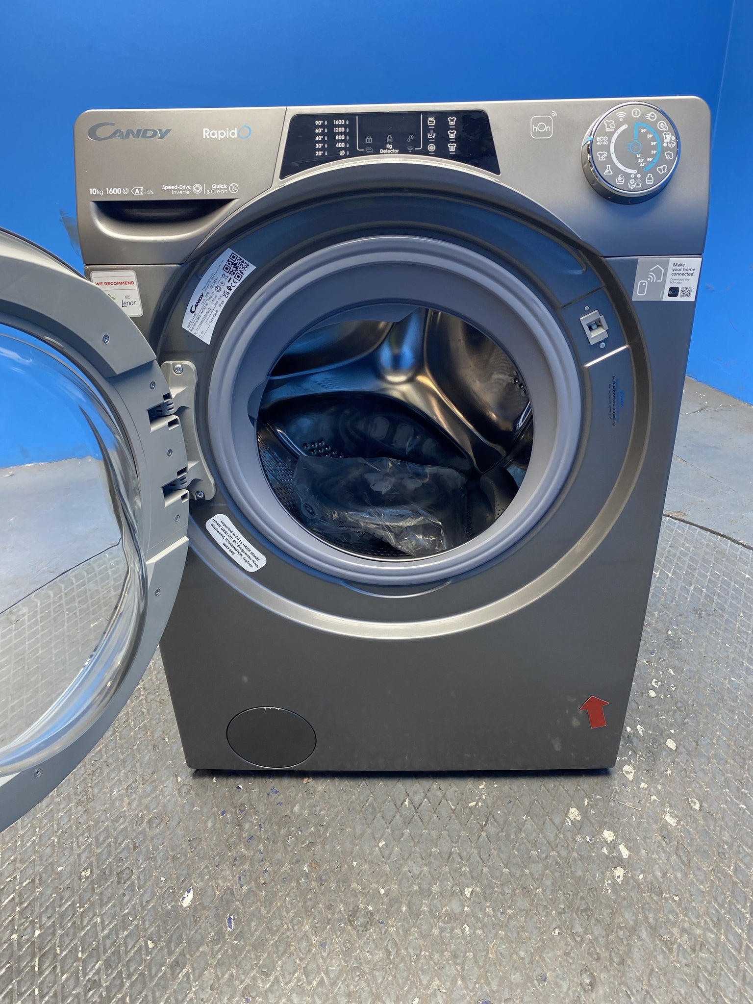 Candy RO16106DWMCR7 RapidÓ 10kg 1600 Spin Washing Machine
